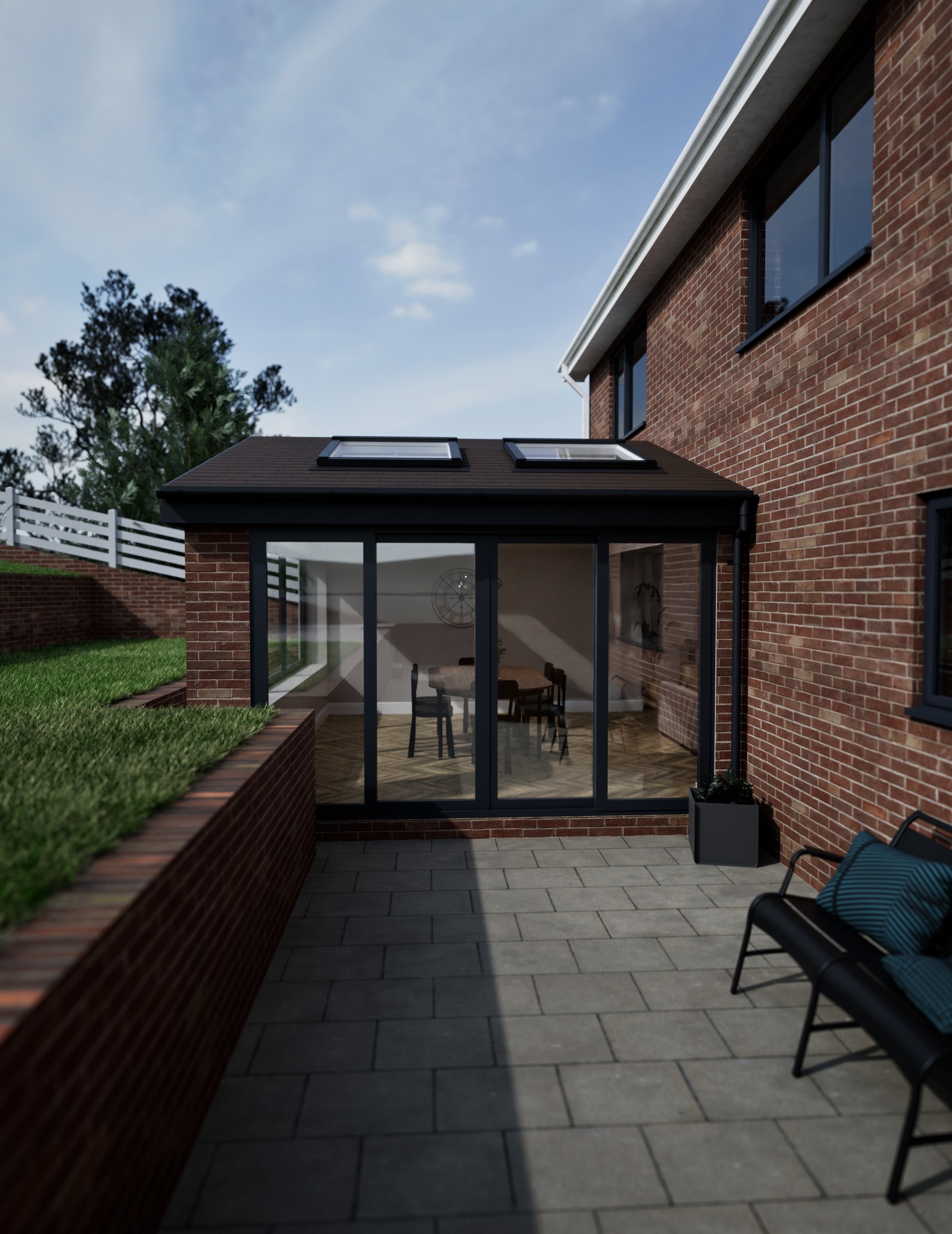 🏠Single Storey Rear Extension✨
It’s been a busy few months and I'm looking forward to sharing more of our recent and upcoming projects.
Here’s a preview of a single storey rear extension designed to transform the existing kitchen and lounge into a bright, open-plan living space. The proposal includes a full internal knock-through to create better flow and connection throughout the home.
The new sunroom features a fully glazed gable framing views of the garden, full-width sliding doors opening onto the patio, and rooflights positioned to bring natural light deep into the lounge area. The result is a generous, light-filled space designed for modern living.
If you’re considering extending or reconfiguring your home, we’d be happy to discuss your ideas. Send us a message or visit www.3dgearchitecture.com
to learn more.
#CGI #Render #render3d #HomeRenovation #Extension #extensions #renovation #moderndesign #interiordesign #remodel #transformation #moderndesign #architecture #architecturedesign #planning #planningpermission #building #project #design #southwales