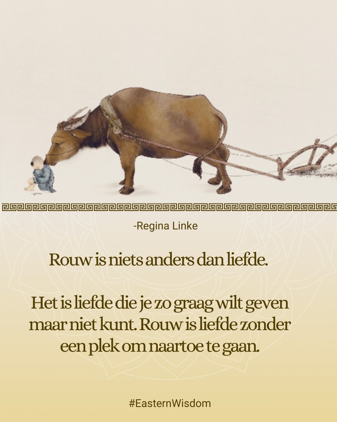 Rouw is de liefde die blijft, zelfs wanneer we niet meer kunnen geven. 🌿✨ Het is de stille herinnering aan alles wat was, een liefde die geen bestemming heeft, maar altijd in ons blijft.
#mindsetquotes #soulfood #easternwisdom #zen #taoisme #spiritualcoach #innerpeace #wisdom #bewustwording #selfdevelopmentforwomen #innerlijkebalans #spiritueleontwikkeling #spiritualcommunityhub