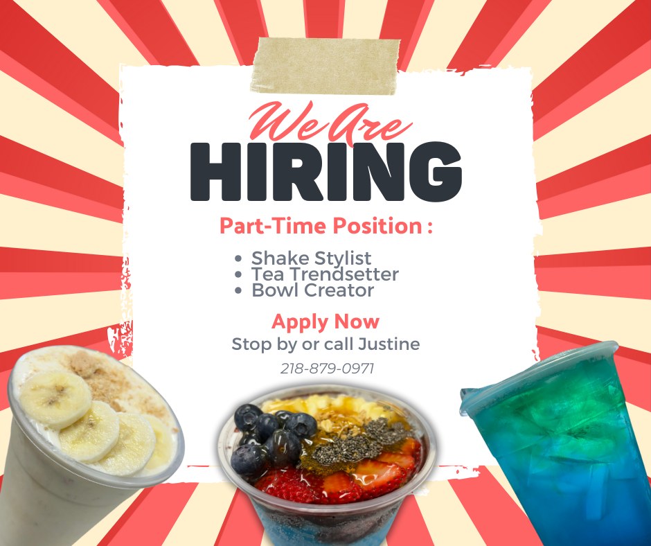 ✨ We’re Hiring at Epic Nutrition! ✨
We’re looking to add a part-time team member to the Epic Family!
This position is for random weekdays during the week, so flexibility is a must.
What we’re looking for:
• Accountable & dependable
• Able to work independently
• Friendly, positive, and customer-focused
• Comfortable with a flexible schedule
If you’re reliable, show up when you say you will, and love a fast-paced, upbeat environment, then we’d love to meet you!
👉 To apply:
Please call or stop by the shop in person to inquire.
Due to our busy schedule, we will not respond to Facebook messages regarding this opening.
Feel free to share or tag someone who might be a great fit! 💛