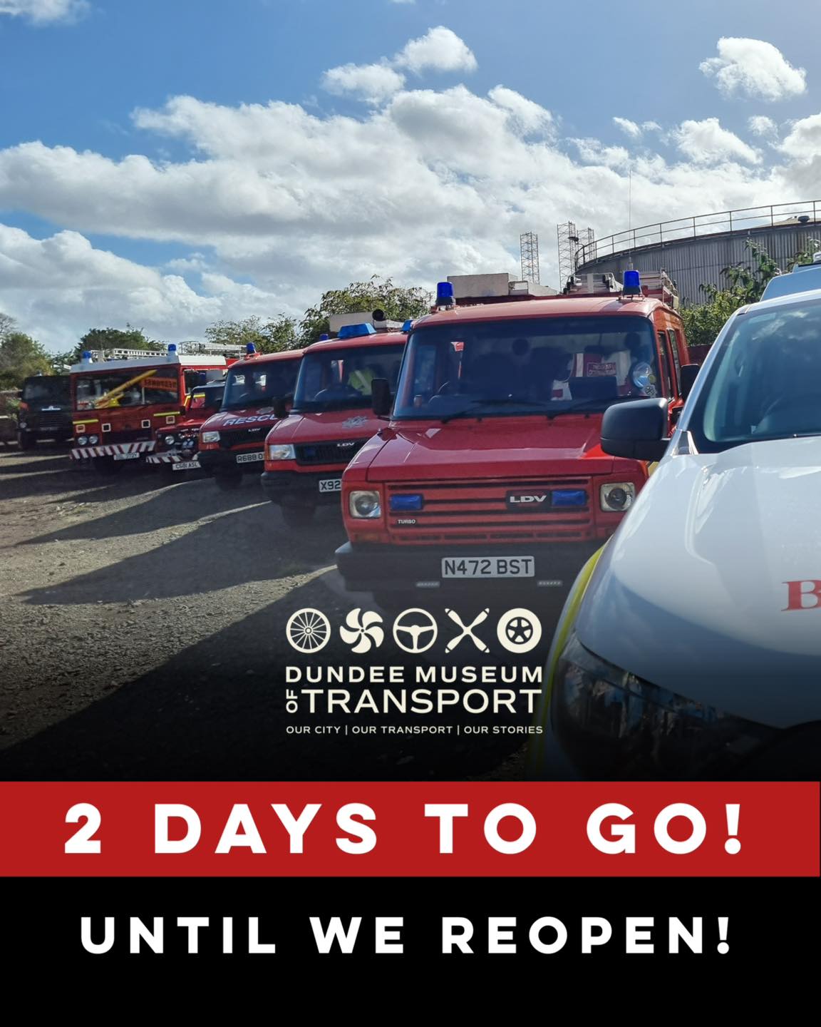 🚑 🚨 With only 2 days to go, we’re reflecting on the vehicles that played a vital role beyond everyday travel – the ones that answered the call when it mattered most.
Blues and Twos is one of the Dundee Museum of Transport’s signature events, celebrating and recognising the emergency vehicles and services that have helped keep Dundee safe over the decades.
🎉 Dundee Museum of Transport reopens on February 1st and is open Friday to Monday, 10am - 4.30pm.
