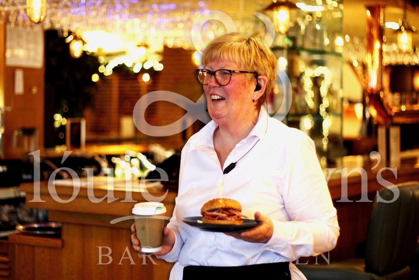 Wake up happy at Louie Browns!
Whether you’re settling in for a long, lazy morning or grabbing something delicious on the go, we’ve got the perfect start to your day.
🥓 Tuck into the classics – from a hearty Full Scottish to perfectly poached Eggs Benedict, or keep things light with a fresh, wholesome bowl of granola.
☕ In a rush? Swing by for a smooth, barista coffee and a hot bacon roll to take with you.
Breakfast served 7 days a week from 9am–11:30am.
Start your day the Louie Browns way!