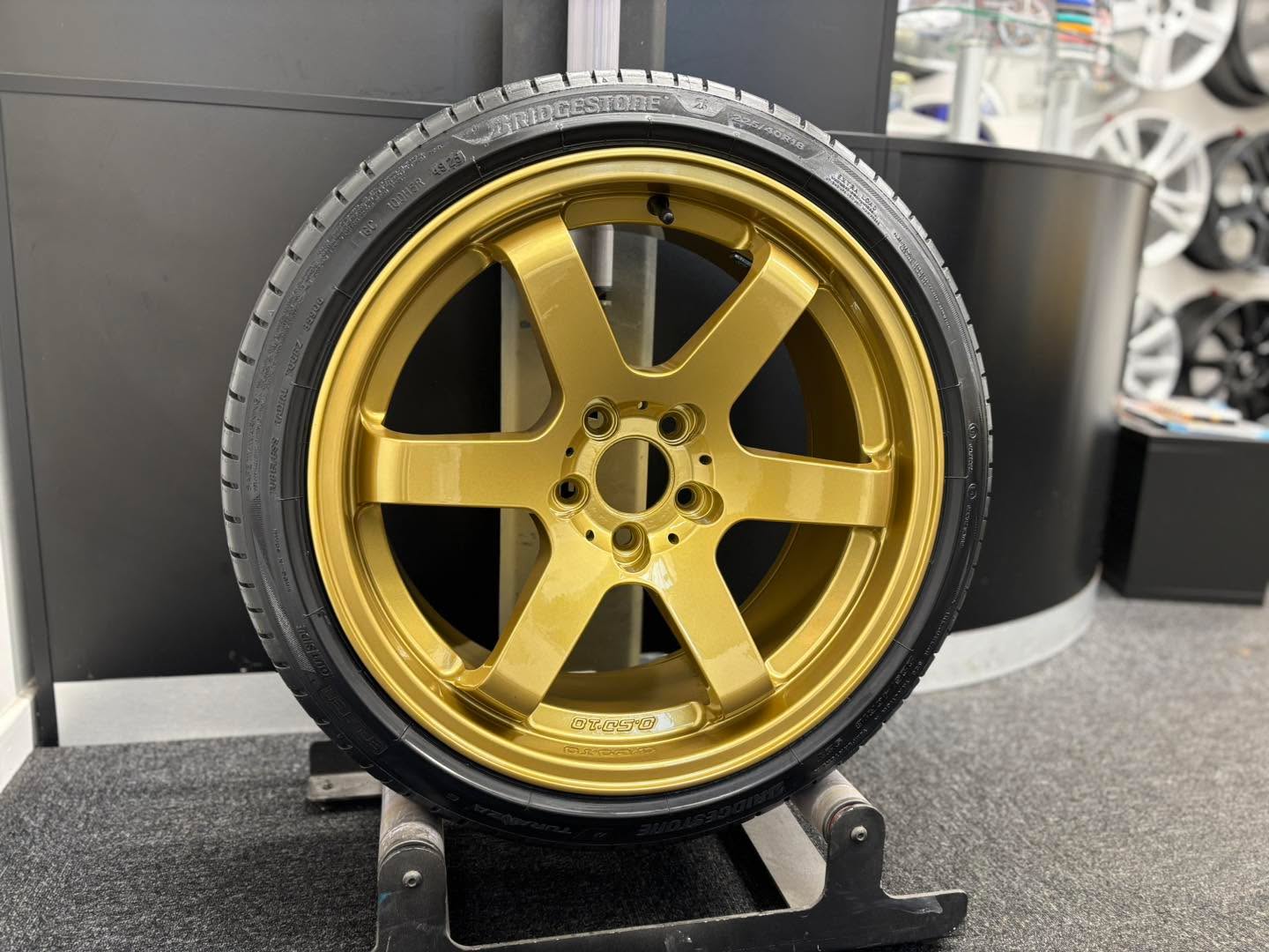 From scabby and bright red 🤮 to pure class ✨
These Bola B1 alloys came in looking very tired and very red… so we stripped them right back and gave them the treatment they deserved.
Now fully refurbished in Monza Gold, with a flawless finish and ready to be returned to a very excited owner 😍
Another set saved and transformed.
What a glow-up 🔥
#AlloyRefurbishment #BolaB1 #MonzaGold #WheelRefurb #AlloyWheels #BeforeAndAfter #RefinishedNotReplaced