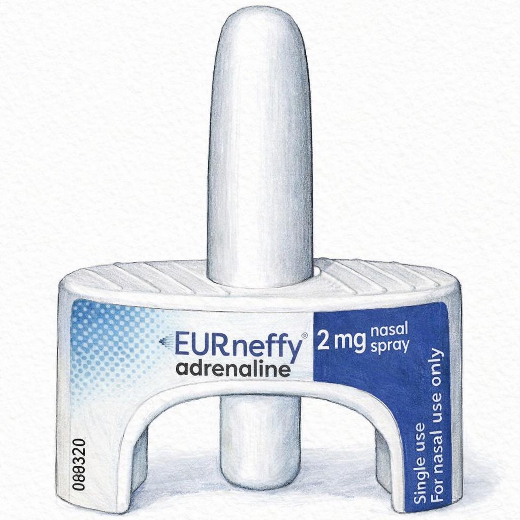 🚨 New adrenaline option for anaphylaxis 🚨
There’s been an important development in emergency allergy care.
EURneffy nasal adrenaline is now available in the UK as a needle free treatment for anaphylaxis.
Instead of an injection, adrenaline is delivered as a nasal spray, making it easier to use for people who struggle with needles or panic in high pressure situations.
Why this matters 👇
• Needle free adrenaline delivery
• Simple, fast administration in an emergency
• A useful alternative alongside traditional adrenaline auto injectors
• Designed to be used at the first signs of anaphylaxis
⚠️ Important reminder
Adrenaline is a first response, not the end of treatment. Emergency services must always be contacted immediately after use.
At DTMK Training Services, we make sure our first aid training stays up to date with real world changes like this, so learners leave confident and informed, not just qualified.
🌐 https://training.dtmk.co.uk
📧 enquiries@dtmk.co.uk
📞 01908 112111
Ready to learn life saving skills?
Message us today to book your course or find out more about our training.
#BystandersToLifesavers #NobodyLeftWithoutCare #PreparedPeople #SaferWorkplaces #StrongerFamilies #DTMK #FirstAid #FirstAidTraining #MiltonKeynes #Buckinghamshire #Bedfordshire #Northamptonshire #Oxfordshire