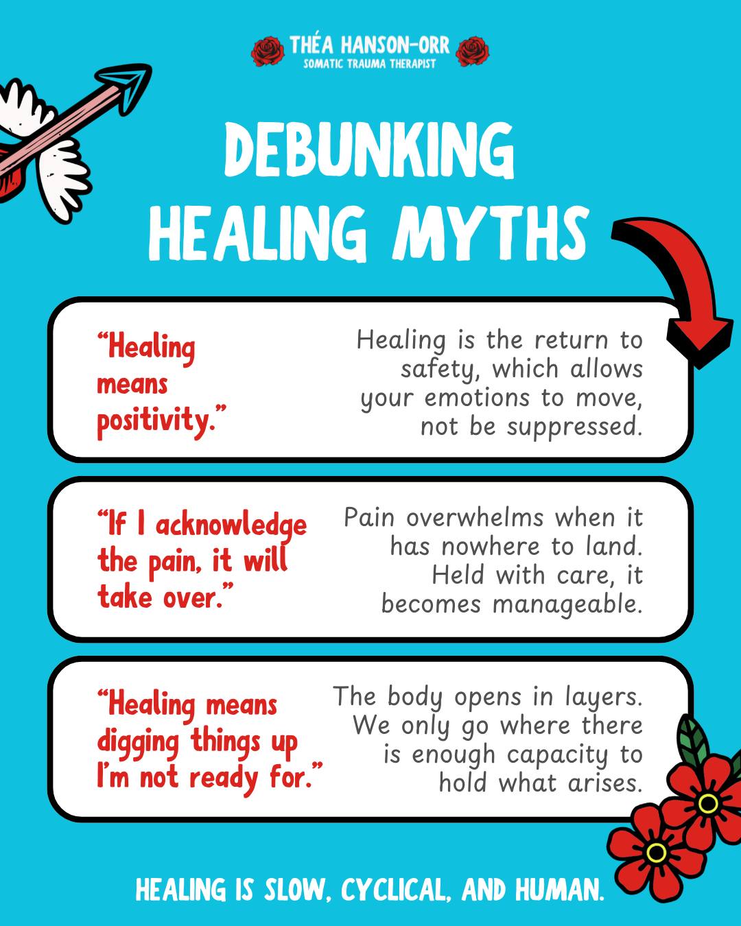 ❤️🩹 Healing doesn’t demand overwhelm.
It asks for contact.
At a pace the body can trust ✨
I have limited free consultation spaces open for the last week of January - send me a message! 🫶🏻
#TherapyWorks #SomaticTherapist #TraumaHealing
