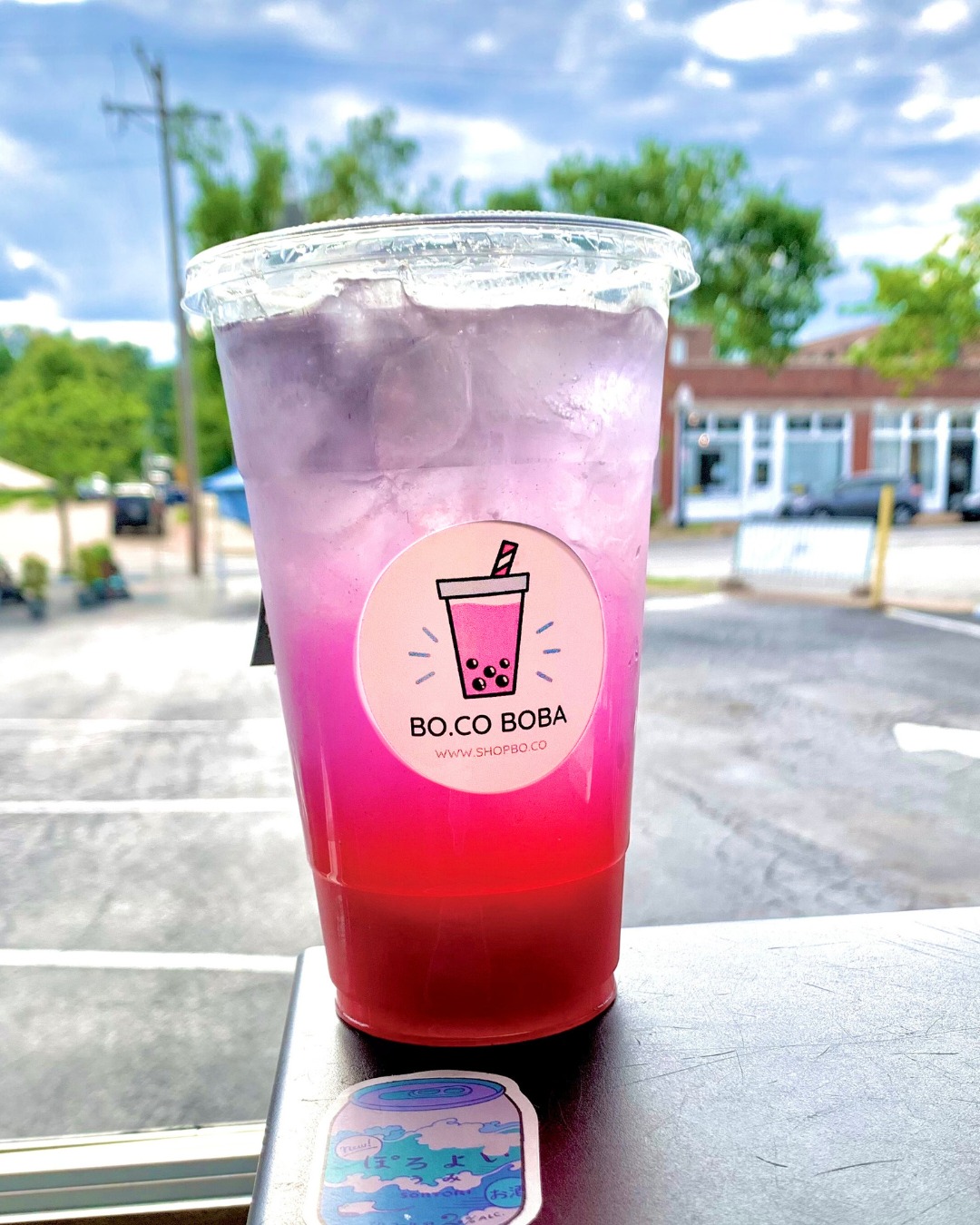 Strawberry Lemonade + Butterfly Pea Tea