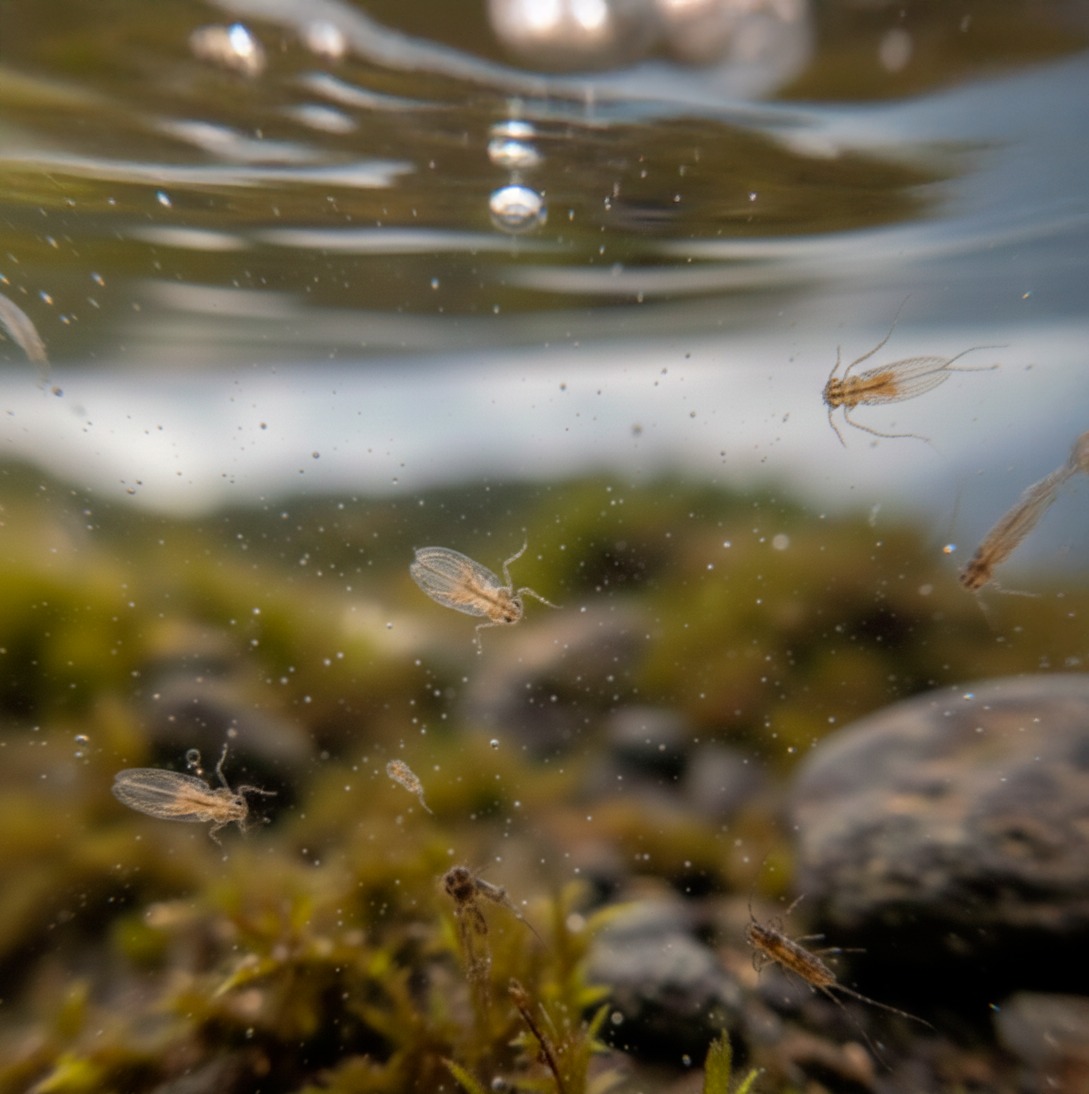 La presencia de ninfas de efímeras (Ephemeroptera) y plecópteros (Plecoptera) es
el certificado de pureza más confiable que existe. Estos insectos son extremadamente sensibles a la falta de oxígeno y a la contaminación. Su ciclo de vida bajo las piedras nos cuenta una historia de equilibrio biológico que ninguna prueba química puede igualar.
#Entomología #Ephemeroptera #Plecoptera #Bioindicadores #Macroinvertebrados #AguasPuras #Conservación #EcosistemasAcuáticos #EquilibrioBiológico #VidaSilvestre #Ninfas
------------------------------------------------------------------------------
The presence of mayfly (Ephemeroptera) and stonefly (Plecoptera) nymphs is the most reliable certificate of purity in existence. These insects are extremely sensitive to oxygen depletion and pollution. Their life cycle beneath the stones tells a story of biological balance that no chemical test can match.
#Entomology #Ephemeroptera #Plecoptera #Bioindicators #Macroinvertebrates #FreshwaterEcology #WaterQuality #RiverLife #AquaticInsects #Mayfly #Stonefly #NatureConservation