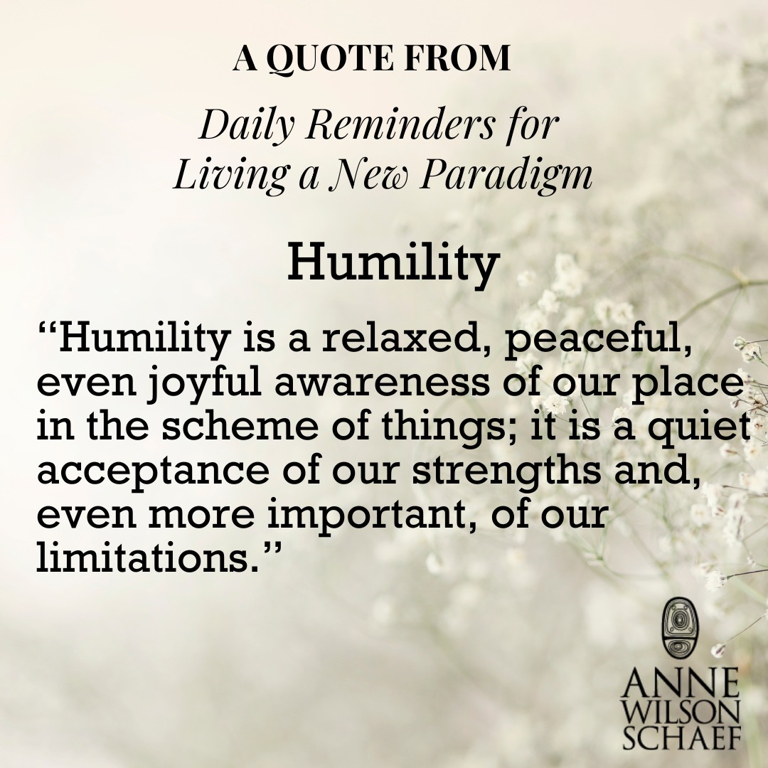 Humility is a relaxed, peaceful, even joyful awareness of our place in the scheme of things; it is a quiet acceptance of our strengths and, even more important, of our limitations. #humility #humilitymatters #acceptance #limitations #livinginprocess