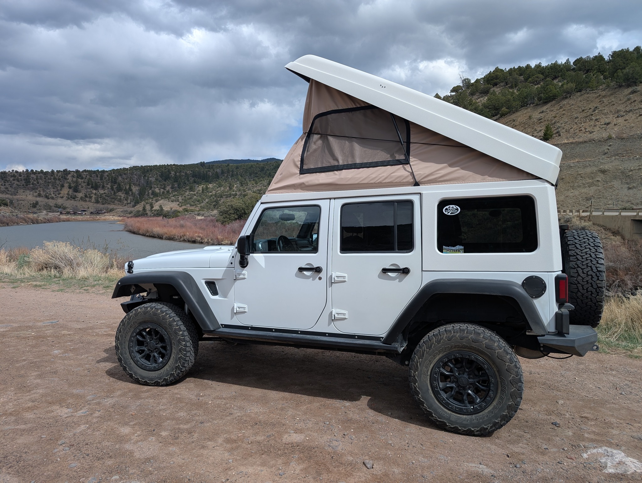 Get your camper on order today and be ready for spring desert trips! www.twotrackcampers.com