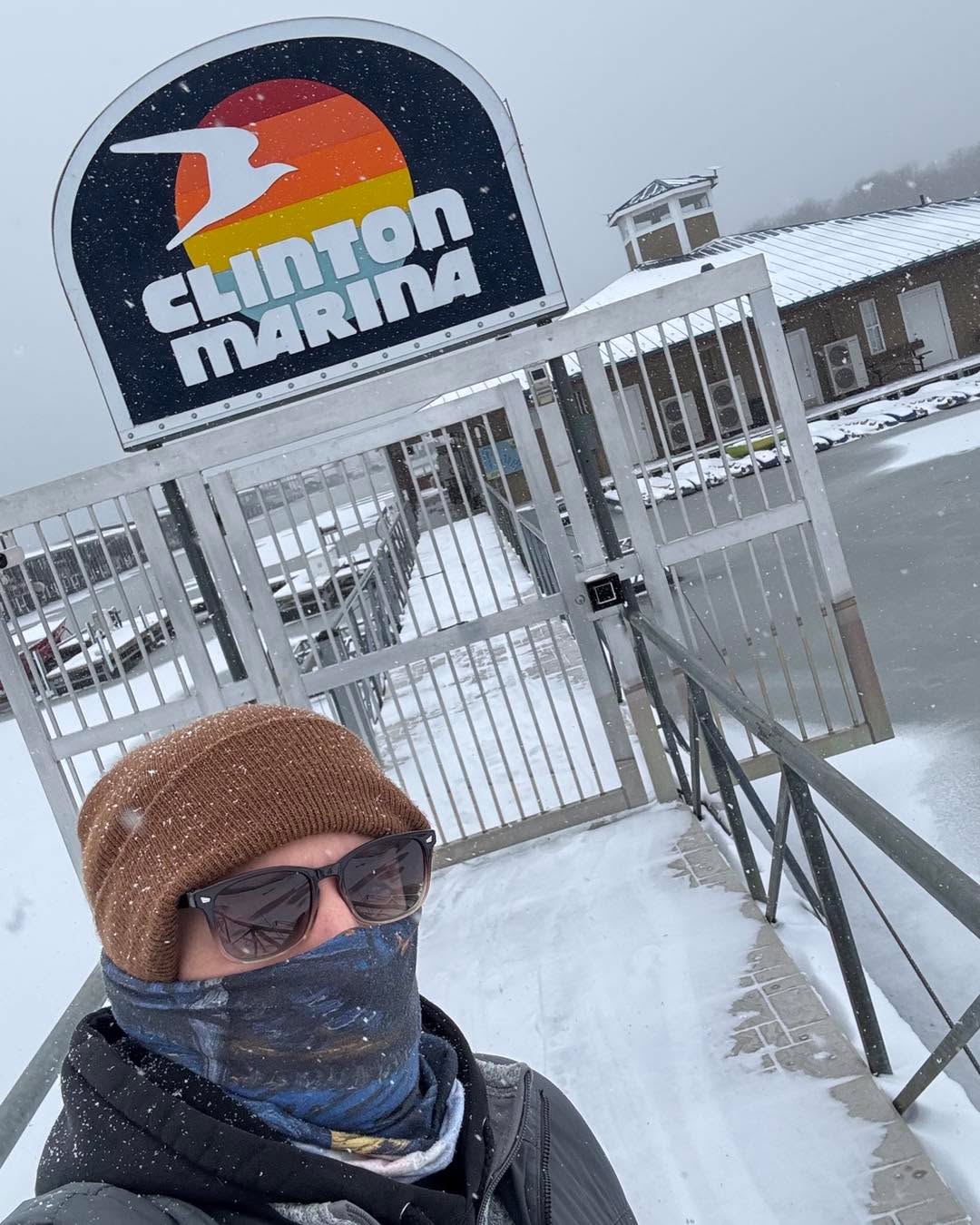 Kinda chilly out today! The marina is closed due to weather but everything is fine on our dock walk. Stay warm crew!