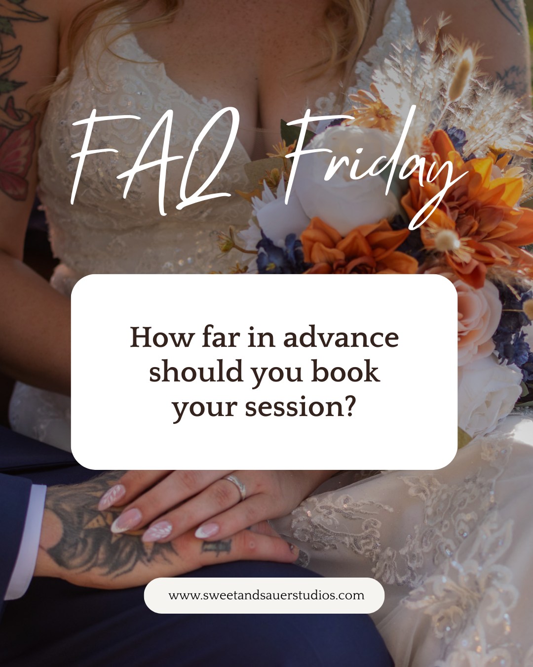 FAQ Friday ✨
How far in advance should you book your session?
While I do have recommended booking windows for different types of shoots, I intentionally keep my photography schedule manageable. That means I can often accommodate bookings with shorter notice if availability allows.
If you’re working with shorter notice, don’t be afraid to reach out! If I have availability, I’m always happy to accommodate when I can 🤍
These timelines are just guidelines to help ensure you get the date and experience you’re hoping for, not hard rules!
Have another question you want answered next Friday? Drop it below 👇
#FAQFriday #SmallBusinessOwner #WeddingPhotography #EngagementPhotos
#FamilyPhotography #MaternityPhotography #LifestylePhotography