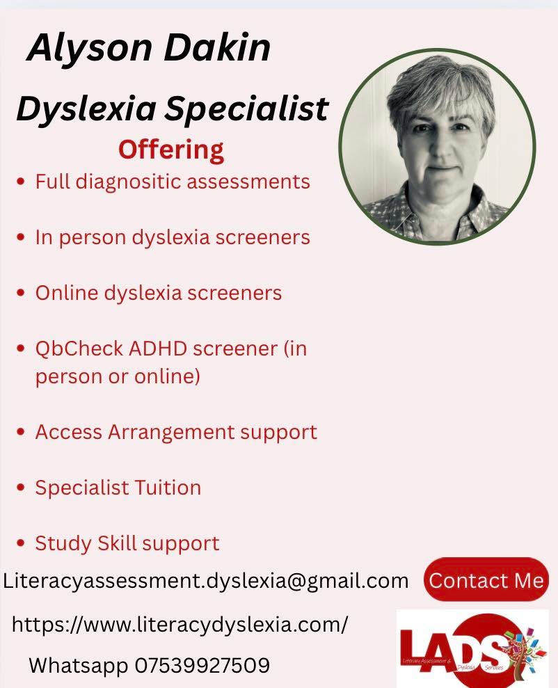Assessments can bring clarity, confidence and the right support. I work with children, young people and adults.
📞 Contact me today to discuss your concerns.