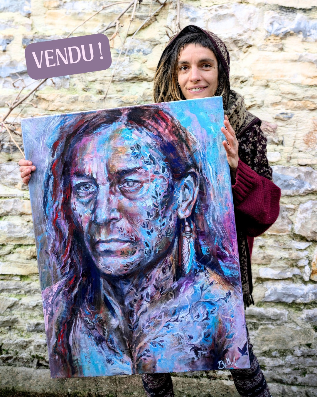 ✨ “Rooted Soul” — tout juste terminée… déjà adoptée.
Et j’avoue : c’est toujours un moment touchant 💛
Quand je crée, j’y mets vraiment tout mon cœur.
Alors quand une toile quitte l’atelier, ce n’est pas “juste une vente”…
C’est une présence qui me quitte,
un transfert d’énergie,
une rencontre entre une âme… et une autre.
🙏 Merci infiniment à la personne qui a écouté cet appel.
🖼️ Tirages d’art en édition limitée (toile / papier Fine Art) dispo via le lien sur ma page
➡️ Je le glisse aussi en commentaire épinglé.
💬 Dis-moi : dans un portrait, qu’est-ce qui t’attrape en premier ?
Le regard 👁️, les couleurs 🎨, ou l’histoire qu’on devine ?
🔖 Sauvegarde ce post pour le retrouver / ou n'hésite pas à le partager.
👉 Pour en découvrir plus : @belluleart
#belluleart #portraitethnique #portraitart #artavendre #tableaucontemporain