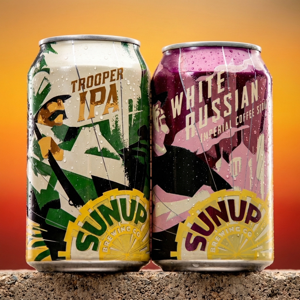 Ever wish grabbing your favorite SunUp brew was a little too easy? You're in luck. 🍻 Find our Trooper IPA and White Russian chilling on shelves at Bevmo! and Total Wine & More all over the Valley. Which one are you grabbing first?
#arizonabeer #trooperipa #whiterussianstout #drinklocalaz #craftbeeraz #valleywide #phoenixbeer
