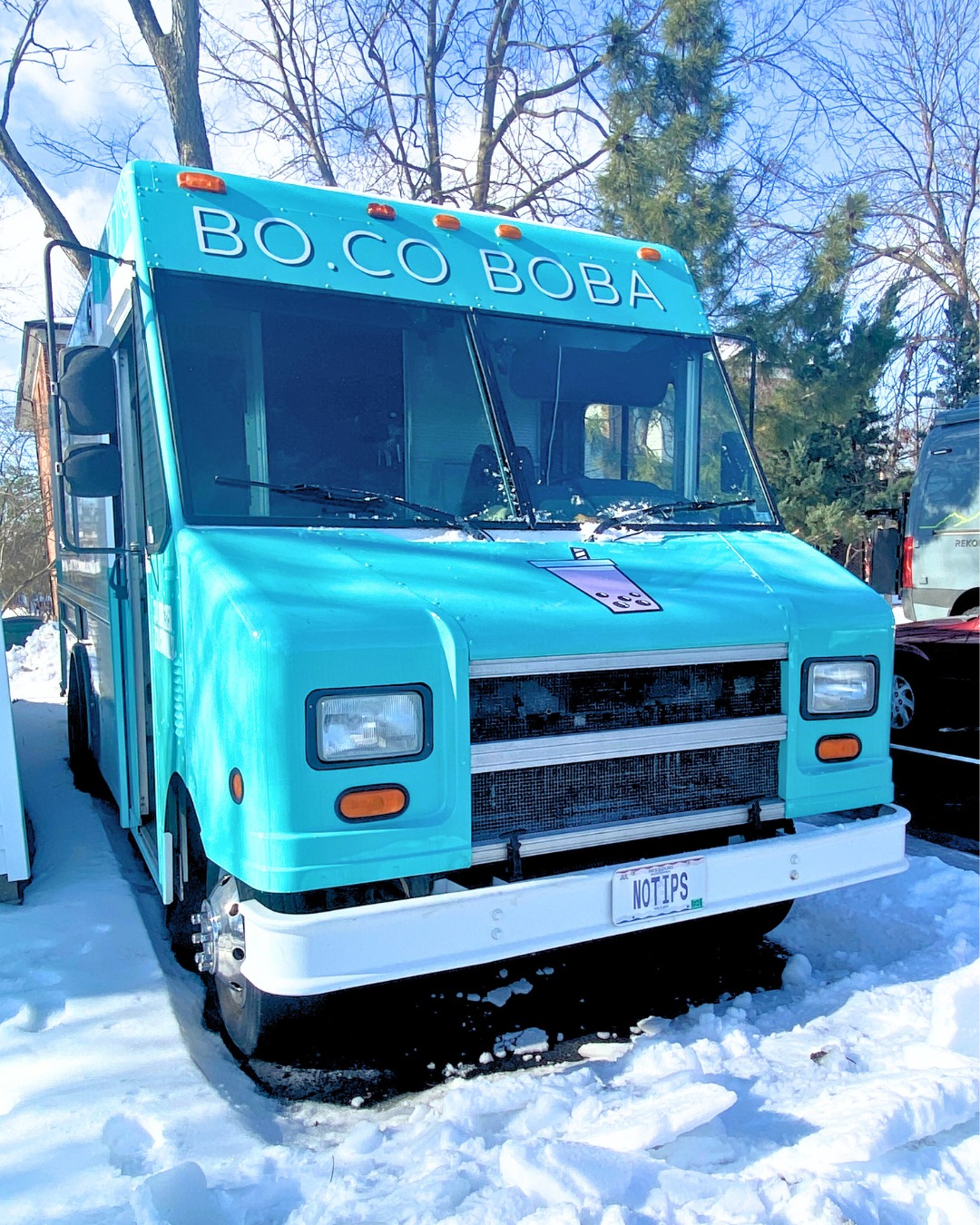 Closed for the season but still serving looks ❄️🚚