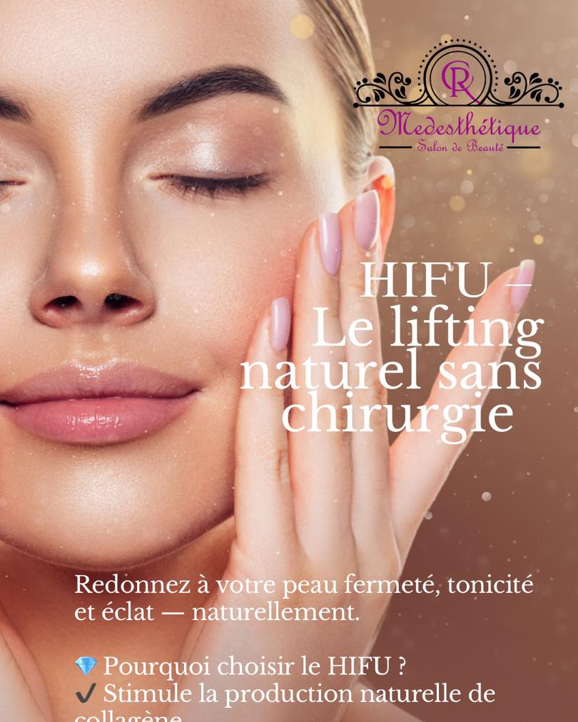 ✨ HIFU – Le lifting naturel sans chirurgie ✨
Redonnez à votre peau fermeté, tonicité et éclat — naturellement.
💎 Pourquoi choisir le HIFU ?
✔️ Stimule la production naturelle de collagène
✔️ Les résultats apparaissent progressivement et s’améliorent avec le temps
✔️ Améliore la qualité, la fermeté et la texture de la peau
✔️ Effet rajeunissant sans aiguilles, sans chirurgie
✔️ Résultat naturel, sans effet figé
🎁 OFFRE SPÉCIALE – PLACES LIMITÉES
✨ Consultation gratuite
✨ Traitement personnalisé selon votre peau
📍 Medesthétique CR – Candiac
📞 438-364-7703
🌐 www.medesthetiquecr.com
👉 Réservez maintenant — les disponibilités sont limitées