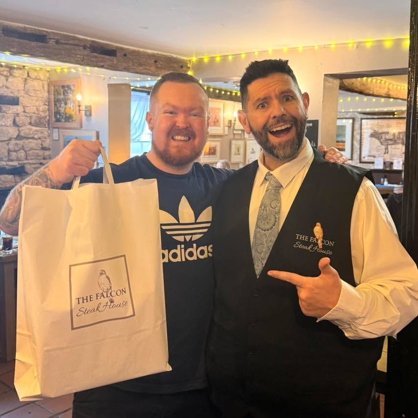 Look who’s just rocked up to pick up a takeaway…
If you don’t already follow Jackeatseverythingg, you should — always banging out solid recommendations for cracking local spots 🙌
We’ve also shaken things up a bit on our takeaway menu…
Our Monday Madness deal has escaped the start of the week and is now running Monday to Thursday
Introducing… MIDWEEK MADNESS
(Yes, naming things is clearly our strong point)
🔥 Midweek Madness is available exclusively via our website:
👉 https://www.falconsteakhouse.com/takeaway
And yes… we’ve added our takeaway dessert menu too 🍰
Because what’s a steak without something sweet after?
And if you turn up a tad early to pick up you can always grab a cheeky pint!