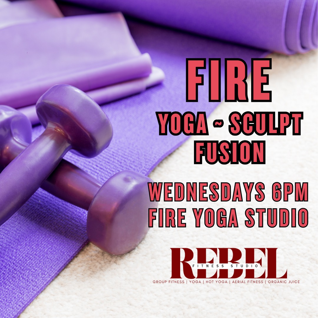 SCHEDULE CHANGE: Beginning Wednesday February 11th we are welcoming back an old favorite with a new twist! FIRE Yoga ~ Sculpt ~Fusion is coming back, bringing you low impact toning by fusing together yoga, light hand weights, and bands! This great mash-up class provides strength training through mobility, balance, and flexibility... in a heated room sure to help you work up a sweat! Grab your spot on our website or in your app!
#danvillein #hendrickscountyindiana #rebelfitstudio #brownsburgindiana #rebelsalwaysrise #plainfieldindiana #avonin #Community #cardioworkout #shoplocal #HendricksCountyIN #momsofinstagram #brownsburgin #yogaisforeverybody #ShopSmall #yogaeverydamnday #strongisthenewpretty #317yogis #selfcare #groupfitness #sweatyworkout #hotyogalife #mytribe #firefitavon