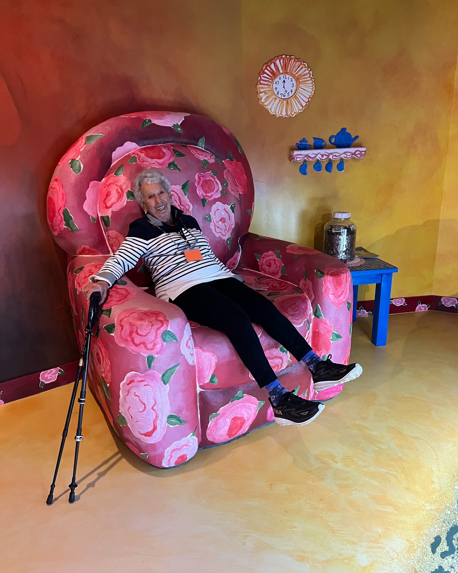 Thanks to special guests at our Blunderbuss! Exploring the Legacy of @tomiungerer symposium last fall, we also got to learn more about two other creators who are featured in The Rabbit hOle and were both born this past week.
Legendary editor and Greenwillow Books founder Susan Hirschman worked with A Chair for My Mother author and illustrator Vera Williams, who was born Jan. 28, 1927.
"Vera was bursting with life and enthusiasm and loved each of her books with all her heart," said Hirschman. "She was a joy to work with, and took suggestions gratefully when she agreed with them and had no trouble saying no when she didn't –– a combination which makes a perfect author. She worked hard and nothing was too much trouble as far as her books were concerned."
Author Kate Feiffer is the daughter of Meanwhile author and illustrator Jules Feiffer, who was born Jan. 26, 1929.
"This is how I grew up," said Feiffer referring a series of images of her and her dad. "This is me drawing with my dad at his drawing table. What was amazing about him is you can see how interested he was in what I was drawing... And that was who he was. He inserted himself into the childhood experience, and was fascinated by all of it I think."