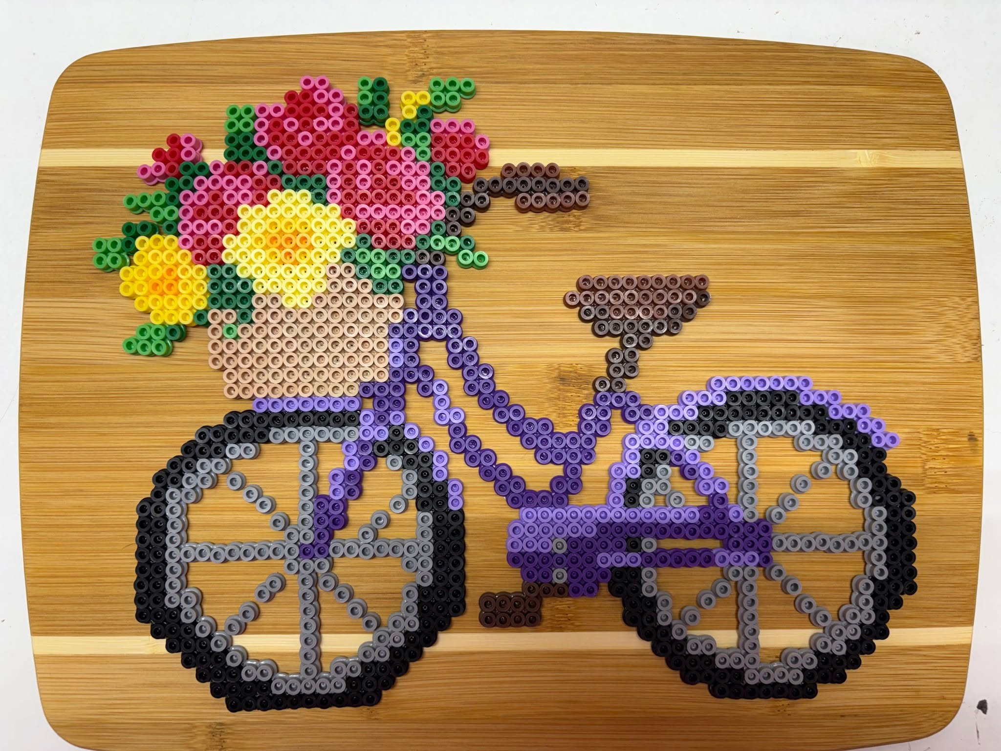 This project contains approximately 1,181 beads and took me 6 hours to complete. The frame size is 10 by 13.