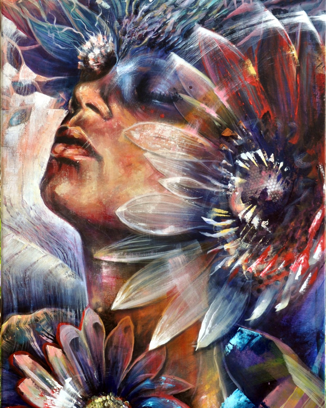 “Femme aux fleurs.”
Un portrait. Un élan. Une vibration.
Peinture-métamorphose : souffle / liberté / vivant.
Une connexion à nos émotions, à la nature.
Douceur dehors. Puissance dedans.
Elle apaise et stimule à la fois.
🖼️ L’original a déjà trouvé sa demeure.
Tirages d’art en édition limitée disponibles.
👉 Formats & dispo : lien en bio - Editions limitées → @belluleart
➕ Abonne-toi pour suivre mon univers.
🔁 Partage si ça résonne.
#belluleart #femmefleur #peintureportrait #editionlimitee #peinturecontemporaine