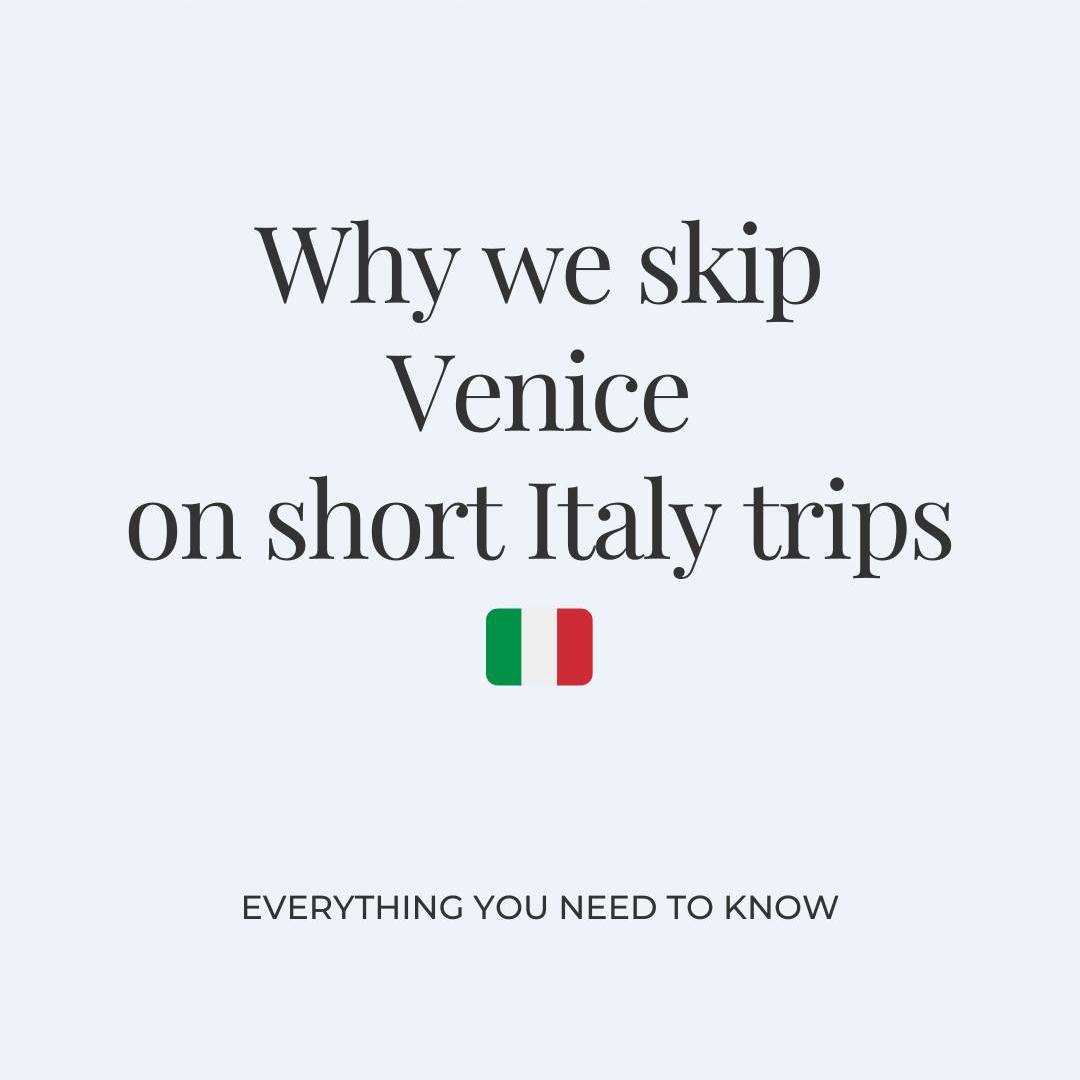 Venice is stunning ,but timing matters.
On shorter Italy trips, fewer bases usually mean a better experience.
Save this if Italy is on your list 🇮🇹
#italytravel #veniceitaly #slowtravel #italytripplanning