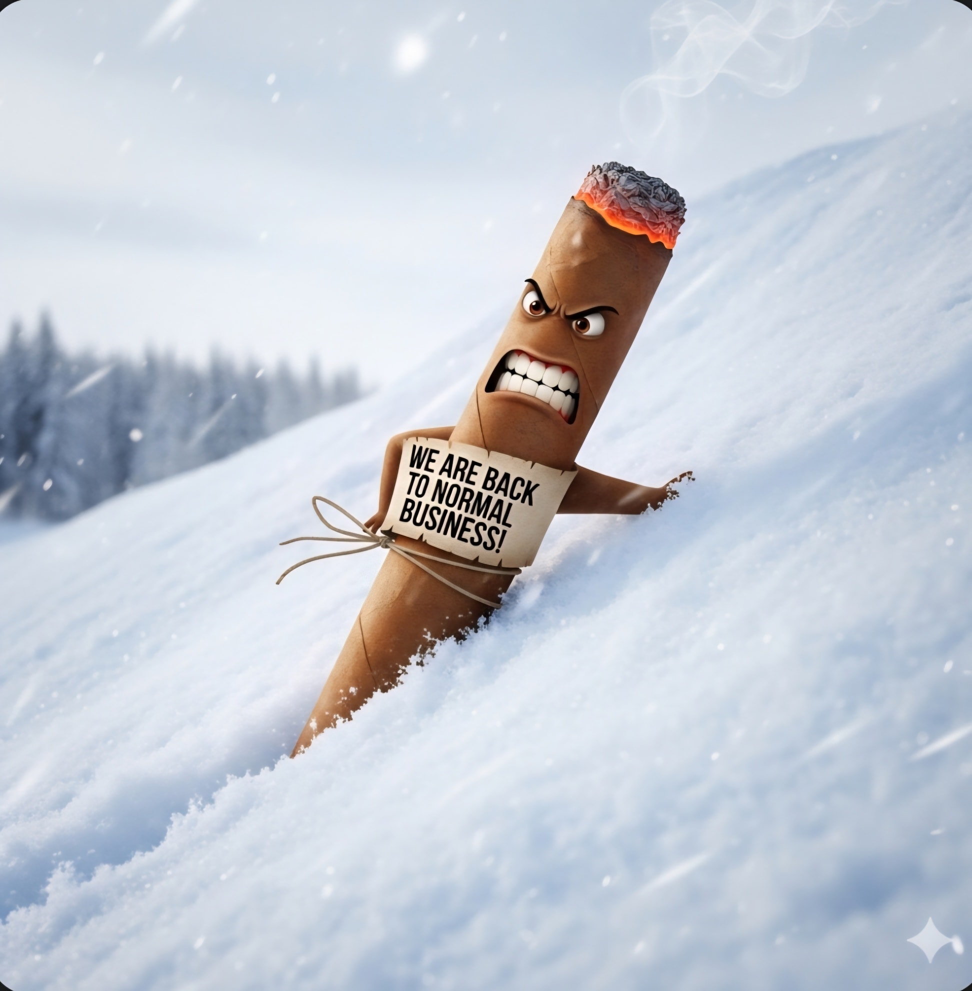 We are back to normal winter road conditions and OPEN!!!!