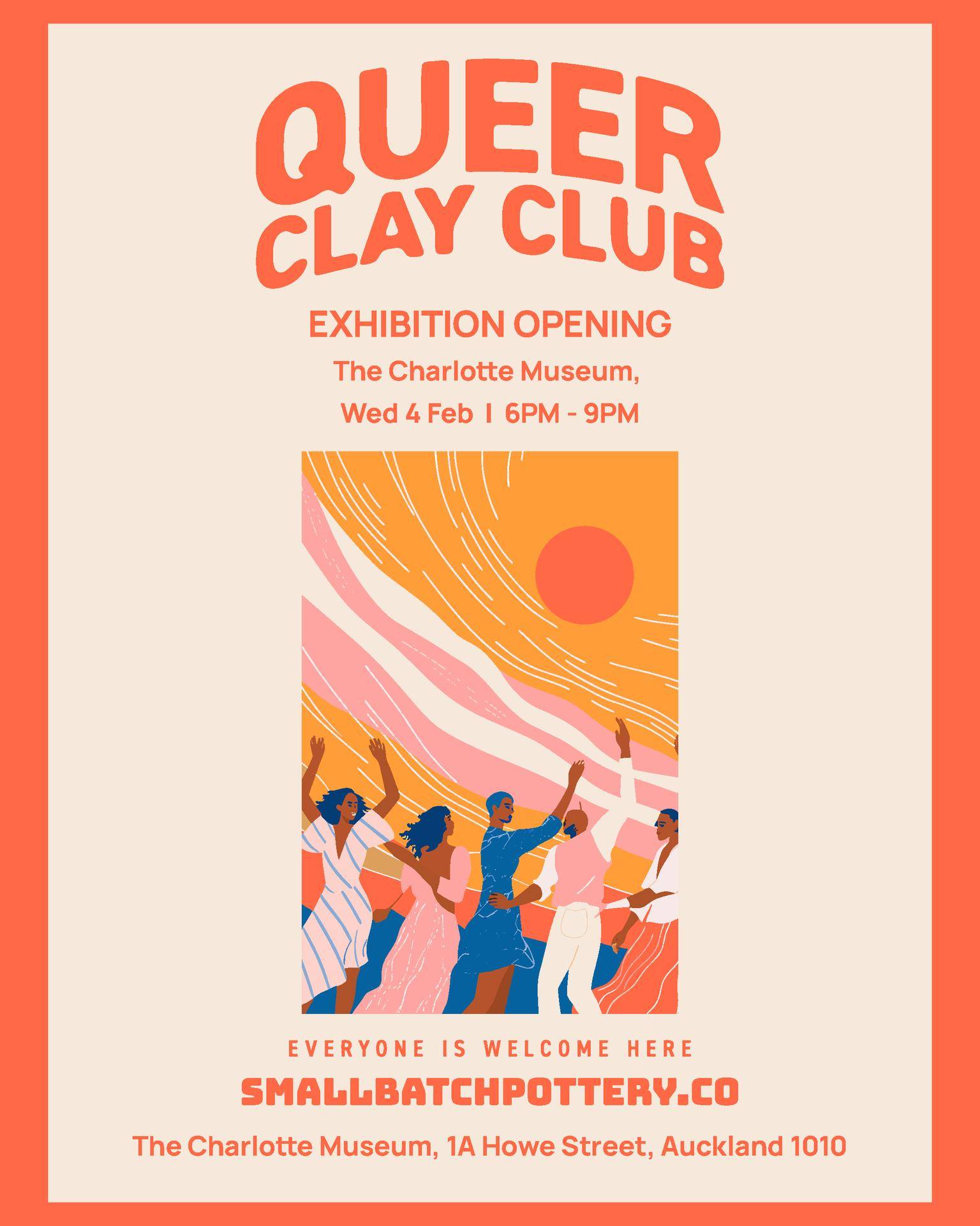 It’s happening!
Join us for a night of queer joy, art, and celebration as we open our new Queer Clay Club exhibition.
What would you say if your words could last a thousand years?
Charlotte Museum, 1 Howe Street
4th Feb
6–9pm
Come celebrate the artists, the community, and the magic we’ve made together.
With thanks to @smallbatchpotteryco , @ethnic_rainbow_alliance
#AucklandPride #QueerClayClub #QueerArt #PrideMonth #Auckland