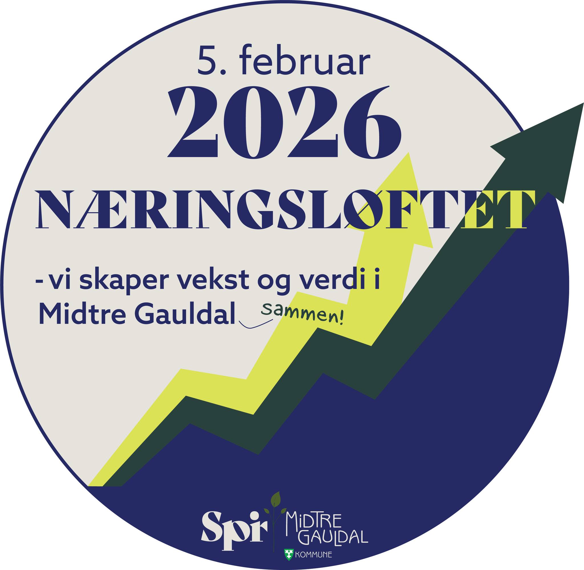 🗓I dag er siste frist for å melde seg på Næringsløftet torsdag 5. februar!
❗Årets viktigste møteplass for næringslivet og engasjerte midtre gauldalinger.
👇 Det er gratis å delta. Ikke vent, meld deg på nå på spirher.no