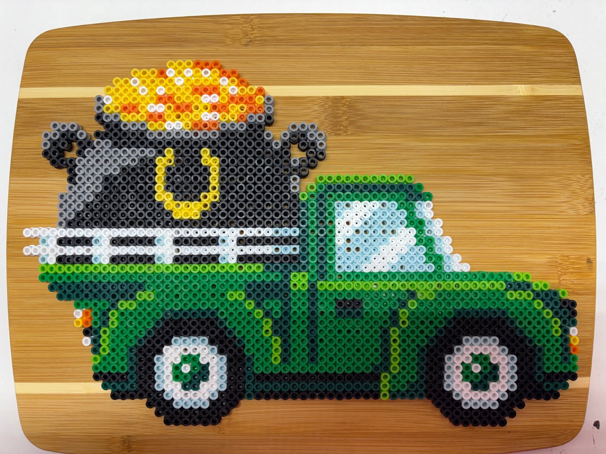 This project contains approximately 1,630 beads and took me 7 hours to complete. The frame size is 10 by 13.