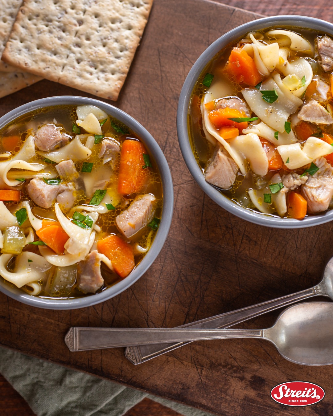 The ultimate I don't want to cook dinner. ✨
Warm, savory, and so easy.
Just add water and pretend you simmered it all day. 😉
Get it today! tinyurl.com/StreitsChickenNoodle