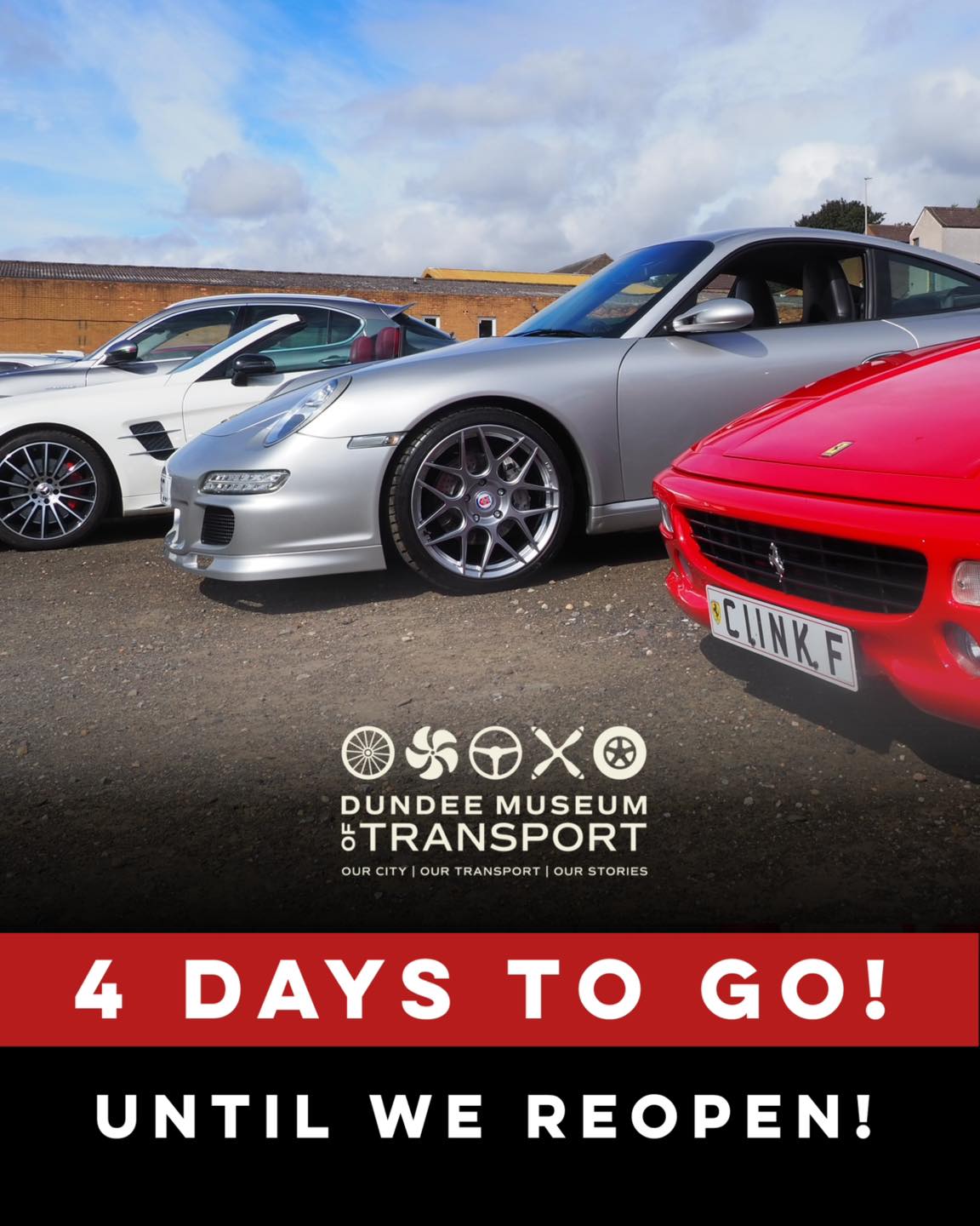 ⏳🏎️ Only 4 days to go now, and the excitement continues to build as we reflect on some of the most memorable sights seen at the museum in recent seasons.
From sleek designs to unmistakable engine notes, sportscars and supercars have always brought energy, colour and excitement to the museum.
🎉 Dundee Museum of Transport reopens on February 1st and is open Friday to Monday, 10am - 4.30pm.