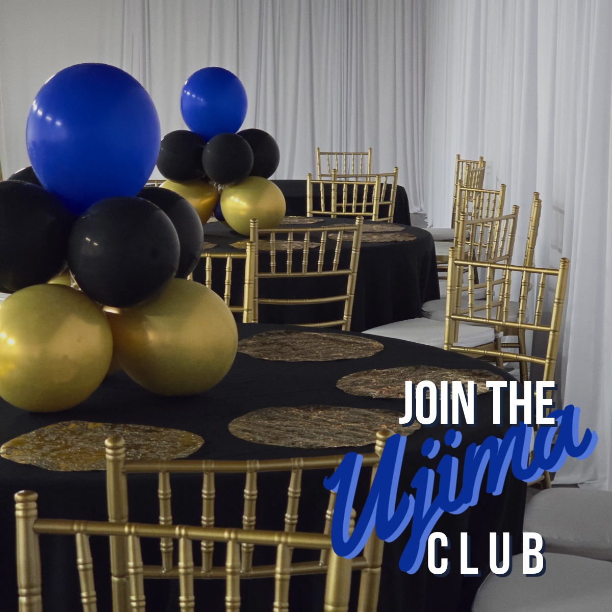 Become a Ujima Socialite on our website and don't miss out on all of our upcoming community events!