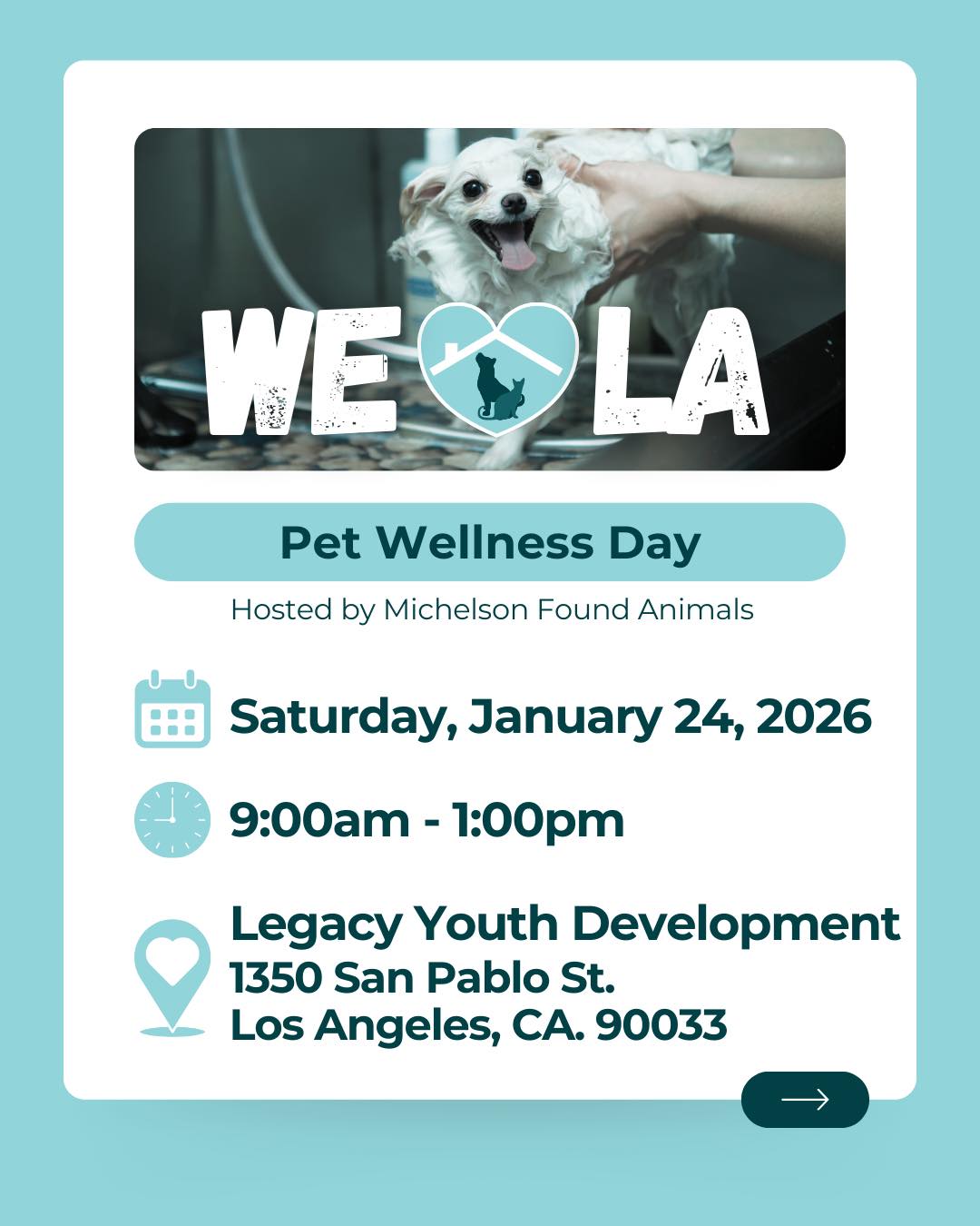 *TODAY* Join us at Pet Wellness Day hosted by @foundanimals. This community gathering is rooted in connection and our mutual love for pets. Come for a day of resource-sharing and subsidized pet services.
HEART will be there to share information and answer questions about housing and pets. Some of the concerns and questions folks bring to us include:
ā
3-day ācure or quitā notices
ā
Eviction concerns related to pets
ā
Emotional support animals and your tenant rights
ā
Moving or renting with pets
ā
Pet limits, deposits, and pet rent
Weāll do our best to answer your questions and connect you to other trusted resources when needed.
No questions or concerns to share? Stop by our booth to say hi and learn more about our mission!
Please share this with your community. We hope to see you there!
____________________________________
*AHORA* AcompƔƱanos al DĆa del Bienestar de Mascotas organizado por Michaelson Found Animals. Este evento comunitario estĆ” basado en la conexión y el amor que tenemos por nuestras mascotas. Vengan a convivir y recibir recursos y servicios gratuitos para sus mascotas.
HEART estarÔ presente para compartir información y aclarar dudas y preocupaciones sobre vivienda y mascotas. El tipo de preguntas que nos trae la comunidad incluyen:
ā
Avisos de 3 dĆas (o, avisos deācure or quitā)
ā
Riesgo de desalojo por tener mascota
ā
Animales de apoyo emocional y tus derechos como inquilino/a
ā
Mudarte o rentar con mascotas
ā
LĆmites de mascotas y depósitos o renta extra por tener mascotas
Vamos a hacer todo lo posible por resolver tus dudas y te conectaremos con otros recursos si es necesario.
¿No tienes preguntas o preocupaciones para resolver? Visita nuestro puesto para saludarnos y aprender mÔs sobre nuestra misión.
Por favor comparte esta publicación con tu comunidad. Ā”OjalĆ” nos veamos ahĆ!