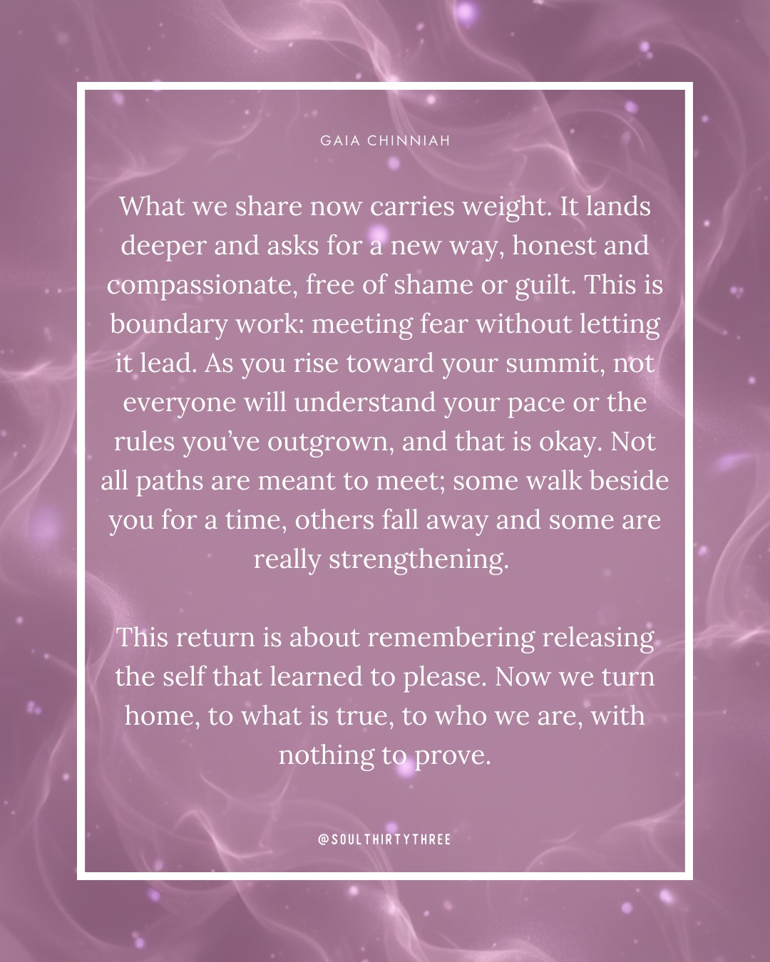 You may be feeling a stronger sense of inner knowing this week, a quiet certainty guiding you back to your most authentic self or you might be forced to! Signs and messages are encouraging you to move with clarity, compassion, and firmer boundaries, even if others don’t fully understand your path. Your homework is now live in the app to support this return to what is true. ⭐️
Search 'soul33' on your appstores to join in.