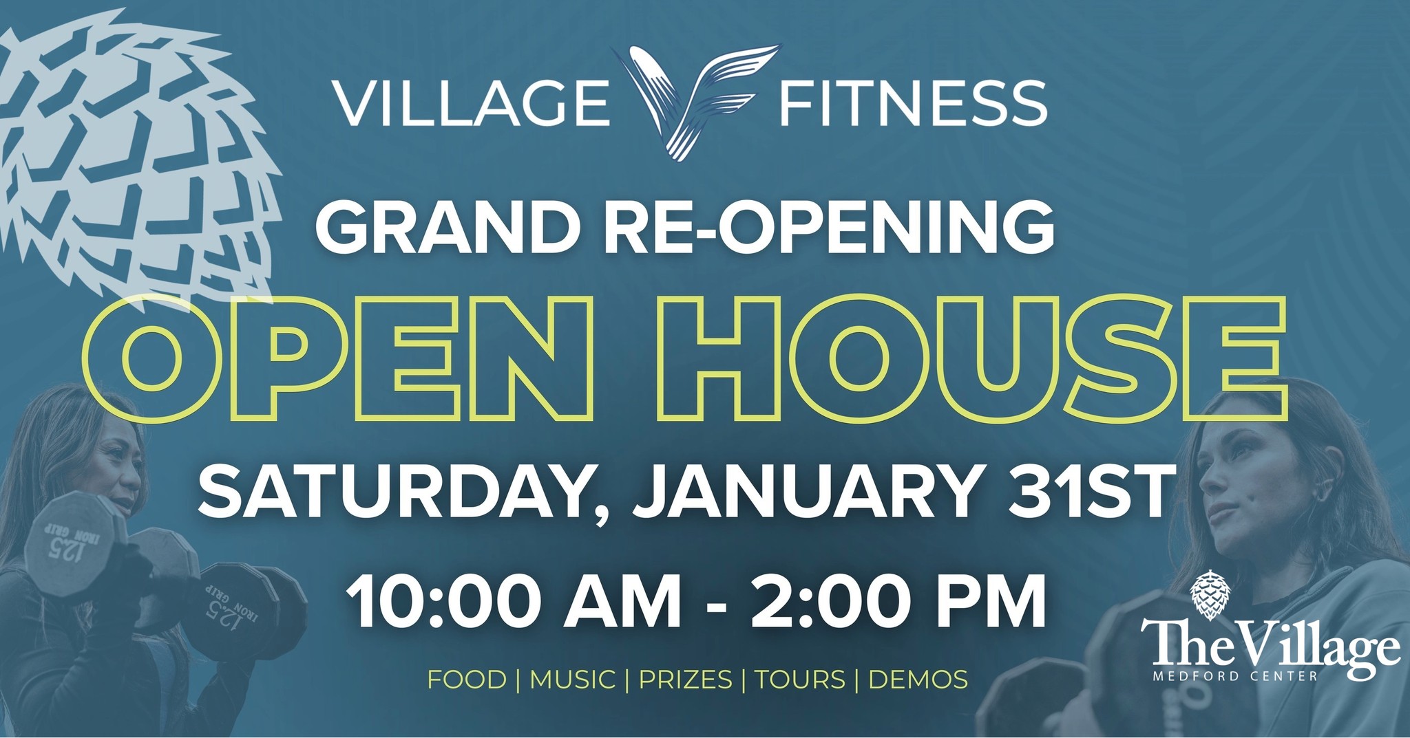 They're back! Come see what the buzz is all about! The new and improved @village.fitness.medford is everything you want in a gym. They're having a fun open house to celebrate their first day open on Saturday, January 31st from 10am - 2pm. There will be food, giveaways, prizes, a DJ, workshops, tours of the new space, and more!
This will be the final day of their special promotion: $0 enrollment fee + FREE Vitality upgrade.
We'll see you there!
#Medfordevents #southernoregonevents #thevillagemedfordcenter #southernoregon #villagefitnessmedford #getfit2026 #villalgefitness #thevillage