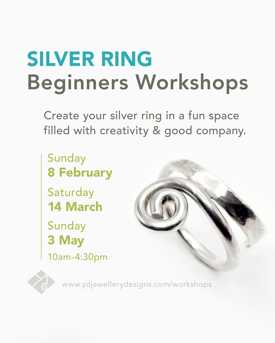 New dates have been released for my popular beginners' jewellery workshop. Dive in, get creative, and design a silver ring you’ll be proud to wear—bring a friend and make memories together. With professional guidance and all the tools you need, it’s the perfect way to spend a day. Check out the dates and sign up on my website. See you there!
.
.
.
#diyrings #jewellerymaking #learnanewskill #creativelifestyle #creativepeople #creativehappenings #aussiesmallbusiness #illawarra #jewelleryworkshop #creativeworkshop #oneofakindjewelry #uniquejewellery #ydjewellerydesigns