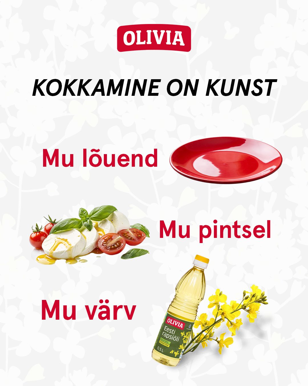 🎨 Kokkamine on kunst.Kui lõuendiks on taldrik ja pintsliks värsked koostisosad, siis Olivia....