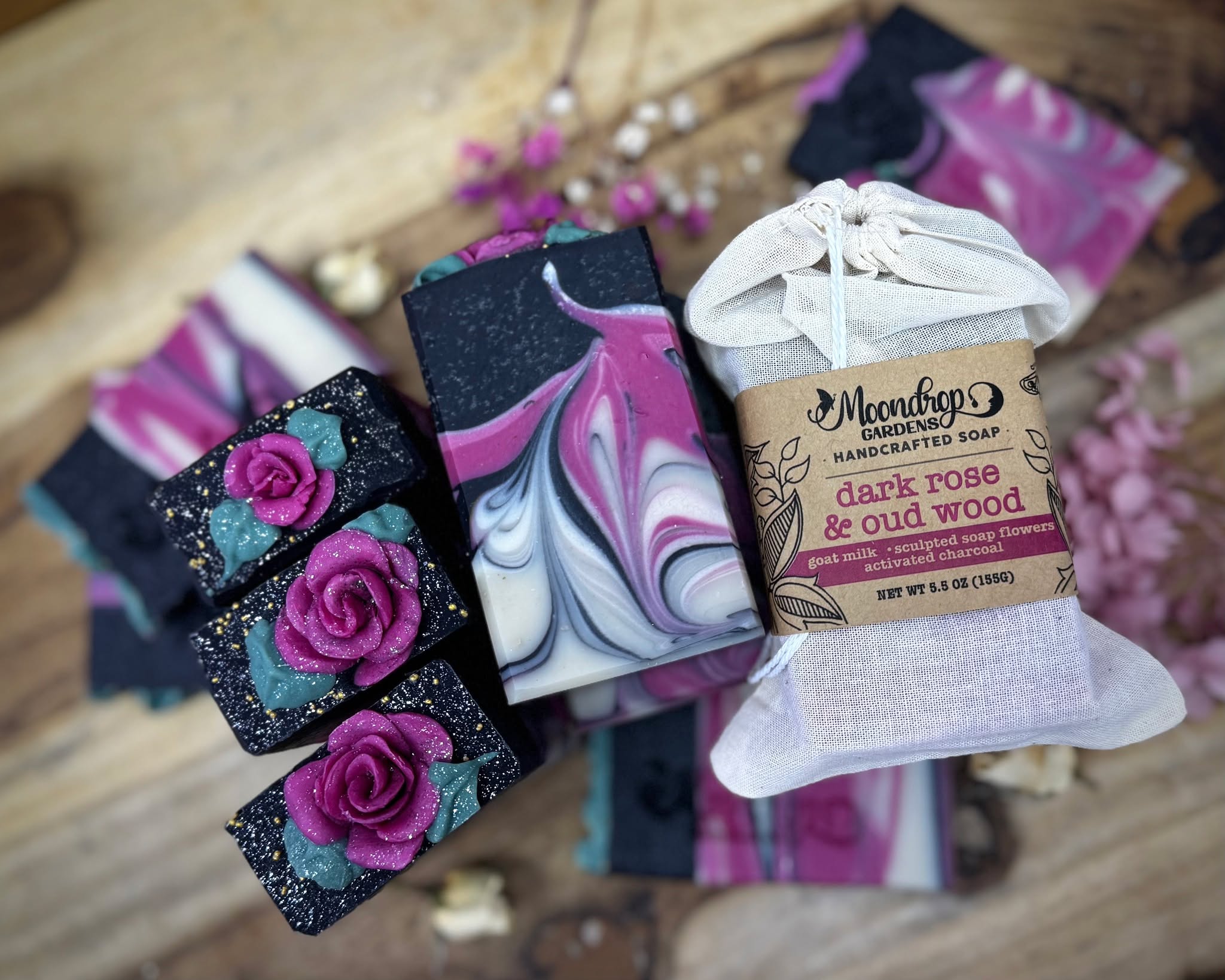 We’ve been quiet on social media while we restock your favorites…
and this Valentine's Day Favorite is back—one last time. 🌹✨
Inspired by the darkest damask rose, wrapped in smoky oud wood, clove, and sweet praline. Each bar blooms with sculpted soap roses and piped leaves, with goat milk for luxurious creaminess and a touch of activated charcoal.
floral • gourmand • warm spice
Grab yours before they are gone—our supplier has discontinued this fragrance, and this version won’t return. 🖤
FREE GIFT: Get a moon charged heart shaped rose quartz heart with every purchase $25+
SHOP OUR WEBSITE:www.MDGsoapStudio.com
#HandcraftedSoap #ArtisanSoap #SoapRoses #LuxurySoap#GoatMilkSoap
#DamaskRose #OudWood #FloralAndSpice #IndulgentBath #PamperYourself #SelfCareRitual #MoondropGardens #SmallBatchSoap #SoapLovers #SoapAddict #BathTimeLuxury #GiftYourself #SoapArt #soapoftheday
#valentinesdaygiftideas #practicalgifts