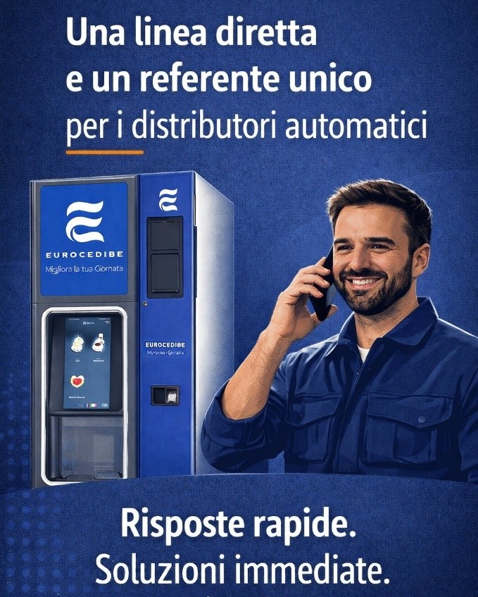La paletta si blocca. E il tempo si ferma.
Bastano due minuti per un caffè... o cinque per un disservizio.
Il bicchiere si inceppa, la paletta non scende.
Un piccolo intoppo che si trasforma in un rallentamento.
Chiami l’assistenza. Risponde un call center. Spieghi tutto a qualcuno che non sa chi sei, dove sei, né cosa ti serve davvero.
Ti promettono che “ti faranno sapere”.
Intanto, il problema resta lì. Come un sasso nella scarpa.
Questo non è servizio. È distanza.
Noi facciamo le cose diversamente.
Un referente unico, una linea diretta, una risposta concreta.
Niente ticket aperti per giorni. Niente voci registrate.
Quando chiami, trovi chi ti conosce e agisce.
Subito.
Perché ogni problema, anche piccolo, merita una soluzione.
E merita di averla in tempo reale.
È questo che chiamiamo assistenza.
E lo facciamo ogni giorno. Senza compromessi.
📞 Hai bisogno di un servizio che funziona davvero?
Contattaci:
🌎 https://www.eurocedibe.it/miglioralatuagiornata
📞 800.943.011
📧 info@eurocedibe.it
#Eurocedibe #DistributoriAutomatici #DistributoriCaffè