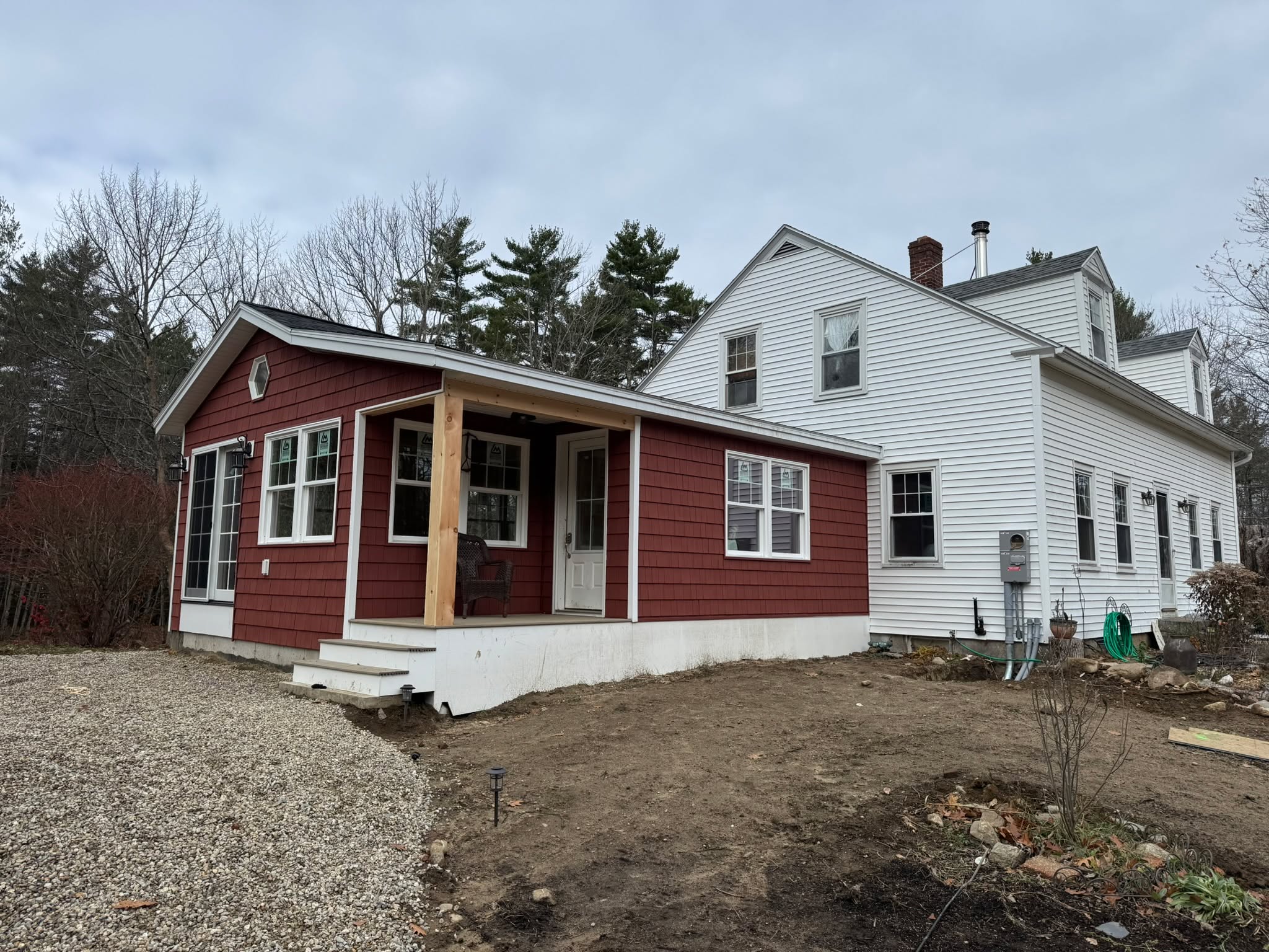 Big progress happening on our Dublin addition 👏
The exterior work is moving right along and siding is officially underway — which means we’re closing in on one of the most exciting phases of any build: heading inside.
Getting the shell buttoned up is a huge milestone. Once siding is complete, we can shift focus to interior work where this addition really starts to take shape and feel like part of the home, not just a project.
We’re proud of how smoothly this one is coming together and grateful to be trusted with such an important upgrade to this home. Stay tuned — the next updates will be where things get fun.
As always, built the right way, with the long game in mind.
#DublinNH #NHContractor #HomeAddition #CustomBuild
#ResidentialConstruction #SidingProgress #BuiltRight
#NewHampshireHomes #LocalBuilder #ConstructionLife