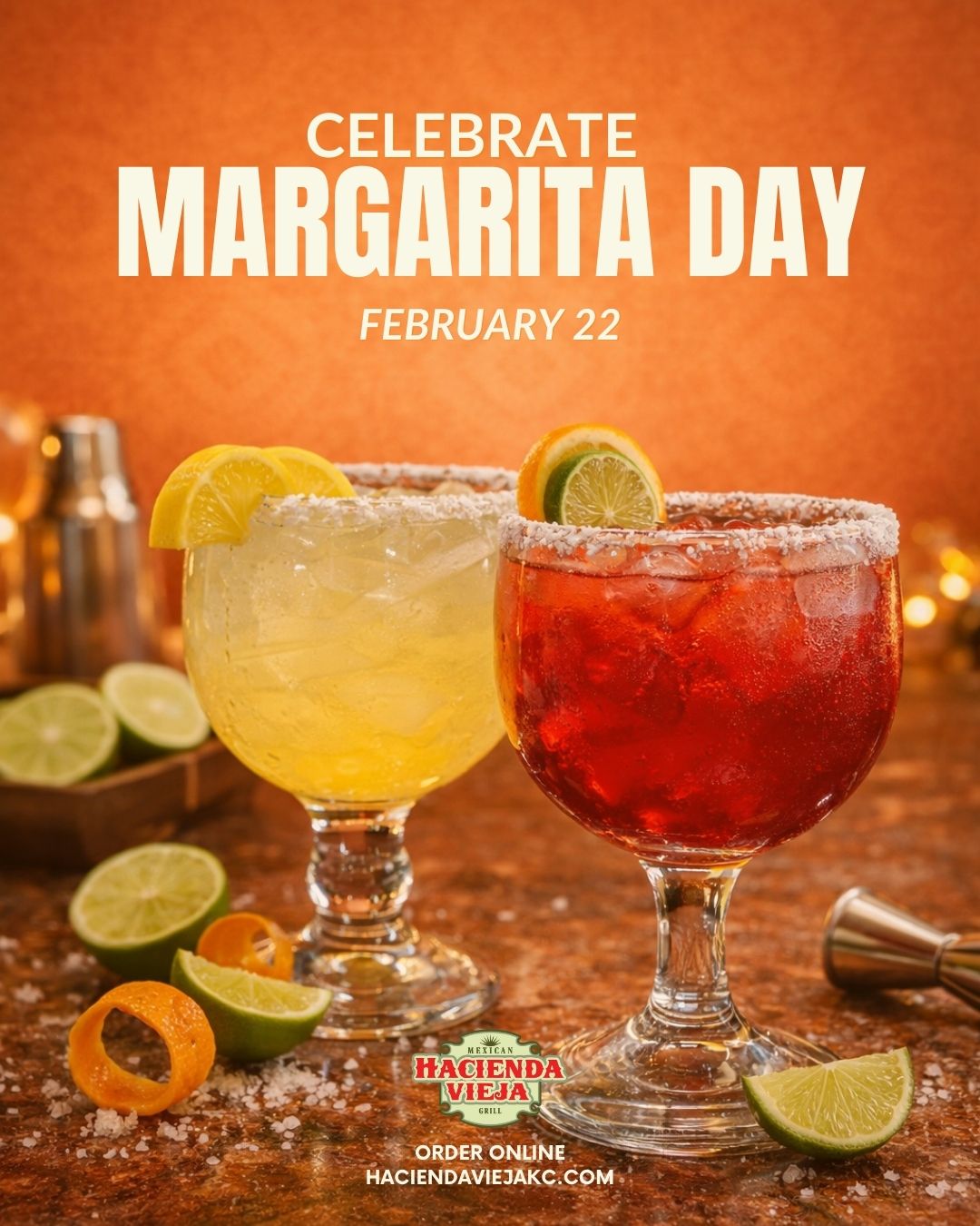Celebrate Margarita Day with the perfect pour 🧂🍋
crafted, refreshing, and made to be enjoyed.