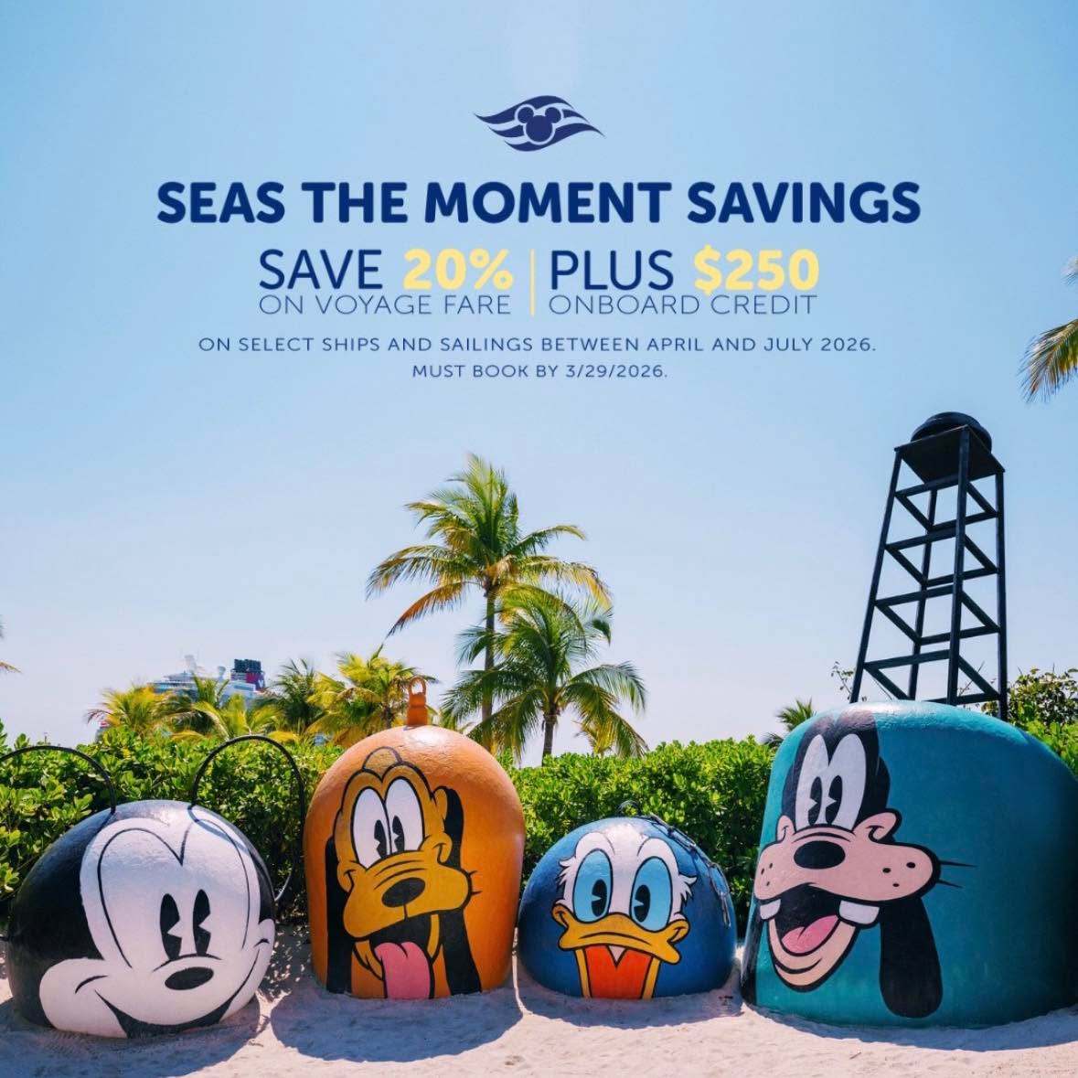 New year, new adventures! This is your chance to seas the moment and sail into the magic of a Disney cruise!