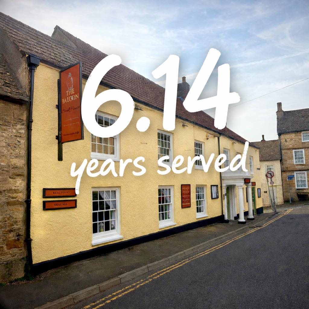 6.14...An unbelievable stat…especially in the hospitality
6.14 years is the AVERAGE length of time our team has been working here, serving you at The Falcon Steakhouse 🦅🥩
And when you consider we’ve welcomed a few brilliant new starters this year to keep up with demand, it really shows just how long some of our team have been part of the Falcon flock
What does that mean for you as a guest?
It means you’re being looked after by people who genuinely know what they’re doing — knowledgeable, confident, passionate, and a huge part of the fabric that makes The Falcon what it is today
We’ve even got 14 team members who stood by us through the dark days of Covid and furlough. That loyalty means everything to me!
We’re lucky enough to have numbers we’re proud of — awards, followers, 5⭐️ reviews — but honestly, this number… 6.14
That’s the one I’m most proud of.