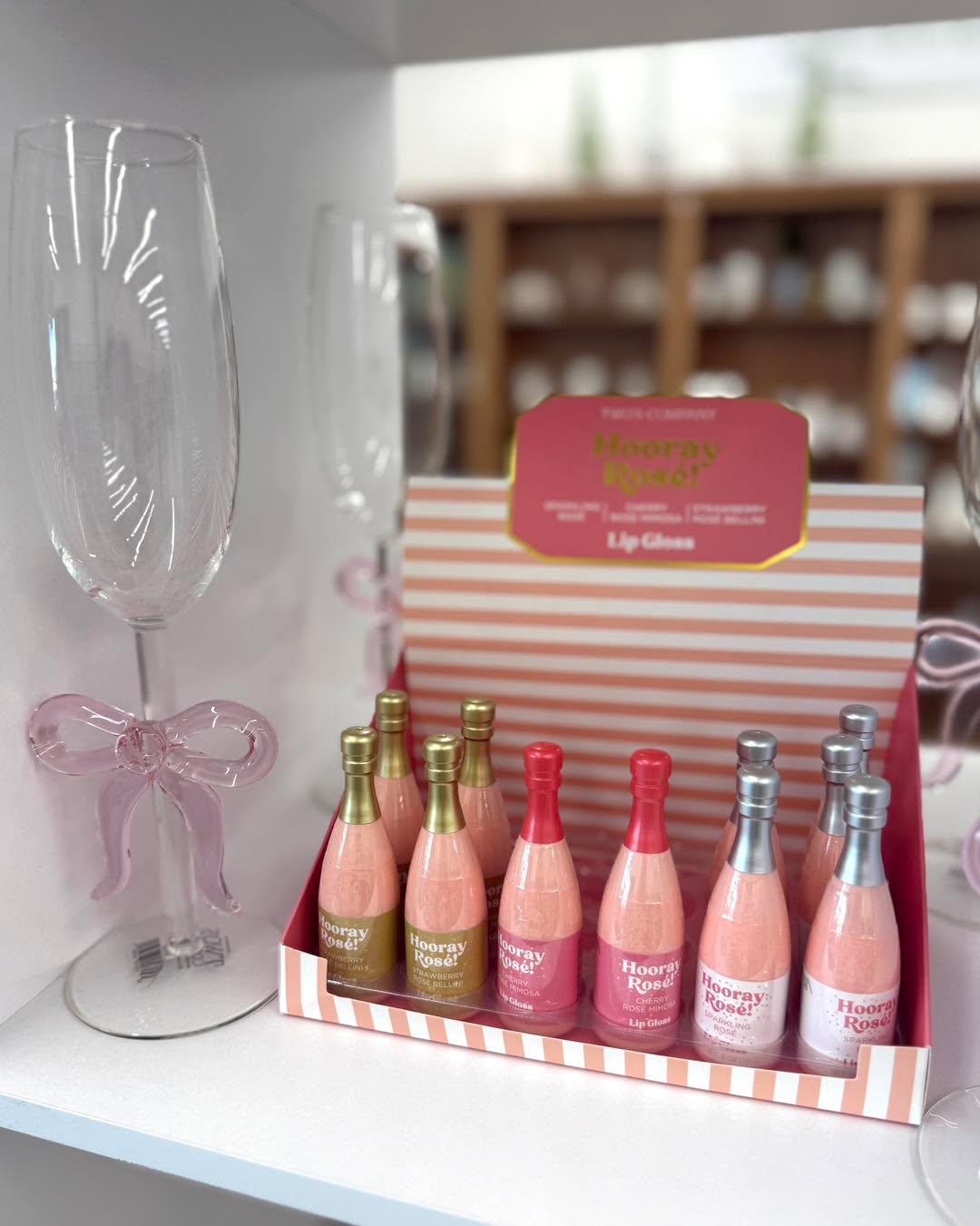 A little gloss, a little sparkle, a lot of rosé energy 💕✨ #supportlocal #shoplocalnola #supportlocalbusiness #gift #nolagifts #giftideas #giftshop #nolagiftsanddecor #ShopSmall #tiktok