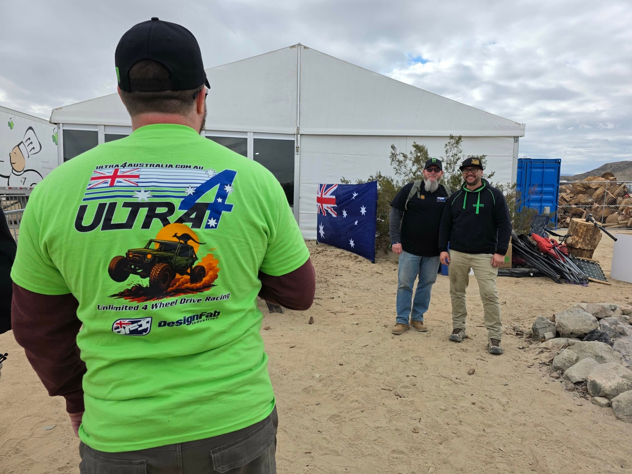 While the green is Team Australia only, how cool is it seeing the black Ultra4 Australia tees rocking this design at King of The Hammers 🤘@ultra4racing
Get yours in the Mini Merch section at the KOH General Store and you can be looking epic!
Got one? Show us! Post up a pic of you wearing your Ultra4 Australia shirt and tag us.
Bonus high five if you spot a fellow Aussie out in the wild—you might even score one of our stickers 👀🇦🇺
#kohaussies #bestshirtsever!