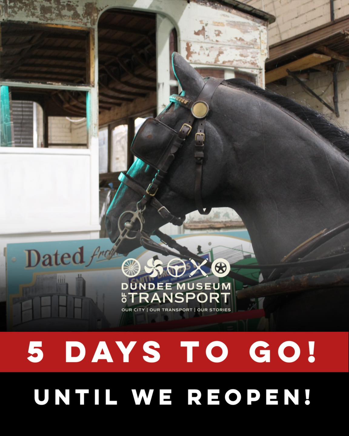 🐴 🚋 With just 5 days to go, it’s a chance to look back at the very earliest ways people moved around Dundee and how transport shaped the city we know today.
Step into Dundee’s early transport story and experience the era when trams helped define the rhythm of the city long before engines took over the streets.
🎉 Dundee Museum of Transport reopens on February 1st and is open Friday to Monday, 10am - 4.30pm.