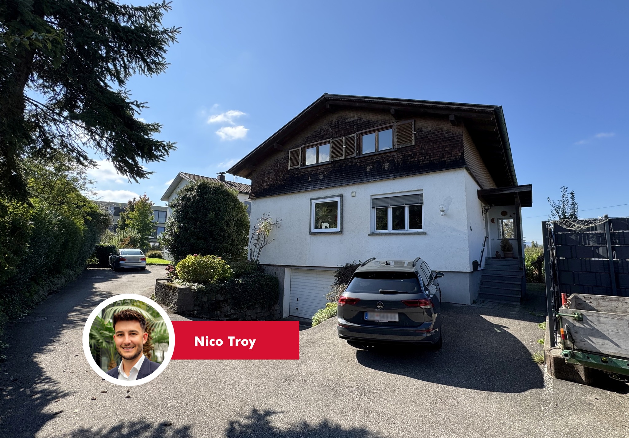 Dornbirn - renovierungsbedürftiges Einfamilienhaus in ruhiger Sackgassenlage zu verkaufen!
Für handwerklich Geschickte mit Vision bietet dieses Objekt die perfekte Grundlage für individuelle Wohnträume.
Auf 845 m² Grundstück warten:
🏠 3 Etagen mit vielseitiger Raumaufteilung
🛏️ bis zu 6 Zimmer inkl. separater Einheit im Dachgeschoss
🌿 Großer Garten mit Terrasse & überdachtem Sitzplatz
🛠️ Keller mit Werkraum, Garage & viel Stauraum
Ideal für alle, die ihr Zuhause selbst gestalten möchten – ob als Mehrgenerationenhaus, Projekt mit Potenzial oder Rückzugsort in naturnaher Umgebung. Stadt, Bahn & Nahversorgung sind schnell erreichbar.
👉 Jetzt mehr erfahren & Besichtigung vereinbaren!
Nico direkt ☎+43 664 8247126 📨nico.troy@bb-immobilien.at oder 🌏https://www.bb-immobilien.at/haus-kauf/bb-25-01058
#FreiraumFürIdeen #immobilien #realestate #hauskauf #rheintal #investment #vorarlberg #bodensee #immobilienvorarlberg #eigenheim #wohneigentum #Immobilien #Dornbirn #Einfamilienhaus #HauskaufVorarlberg #DornbirnSchoren #HausMitGarten #Wintergarten #WohnenImGrünen
Kommentieren …