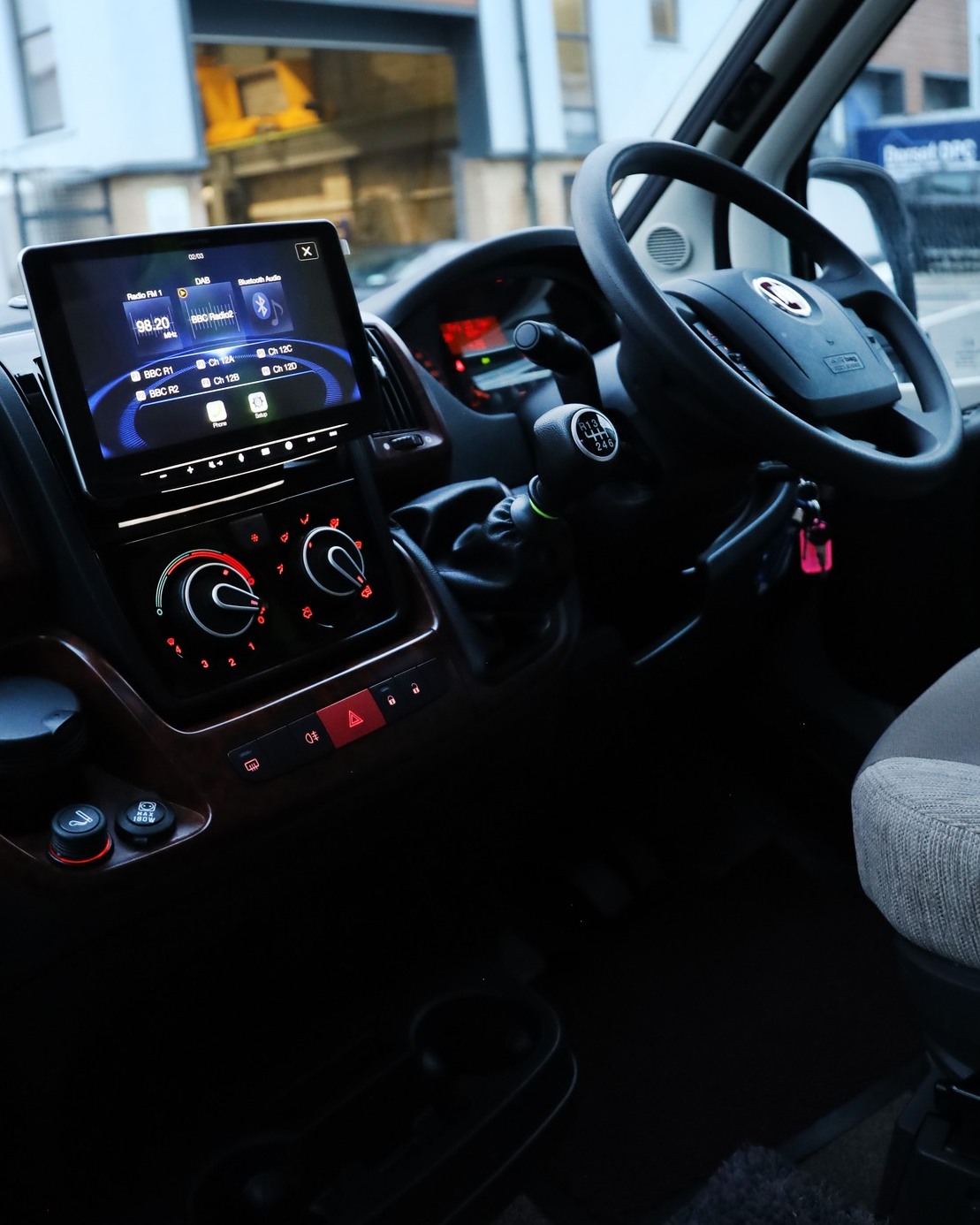 We upgraded this 2012 Swift Bolero motorhome with an Alpine INE-F904DC, which features dedicated motorhome navigation on a 9" touchscreen display, wired Apple CarPlay & Android Auto connectivity & more!
Not to mention a serious audio upgrade, now featuring German hand made Eton component door speakers & A-pillar mounted tweeters - with 2.5mm Comfort Mat sound deadening for cleaner audio and reduced road noise...
👉Interested? Get in touch via our contact form today!