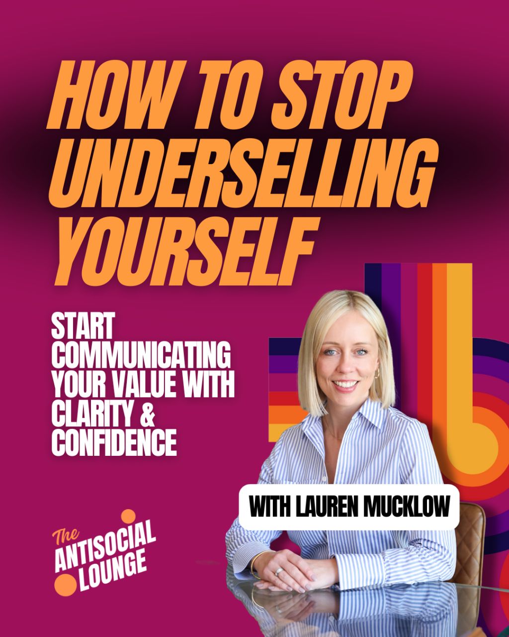 Ever stumble over the question: “So, what do you do?”
This Tuesday, Lauren is joining @theantisocialsocialites inside the Antisocial Lounge to tackle exactly that.
It’s a practical masterclass on communicating your value clearly and confidently – without the awkward scripts, forced confidence, or salesy nonsense.
If traditional networking makes you cringe, but you still want to show up, be understood, and be remembered – this is for you.