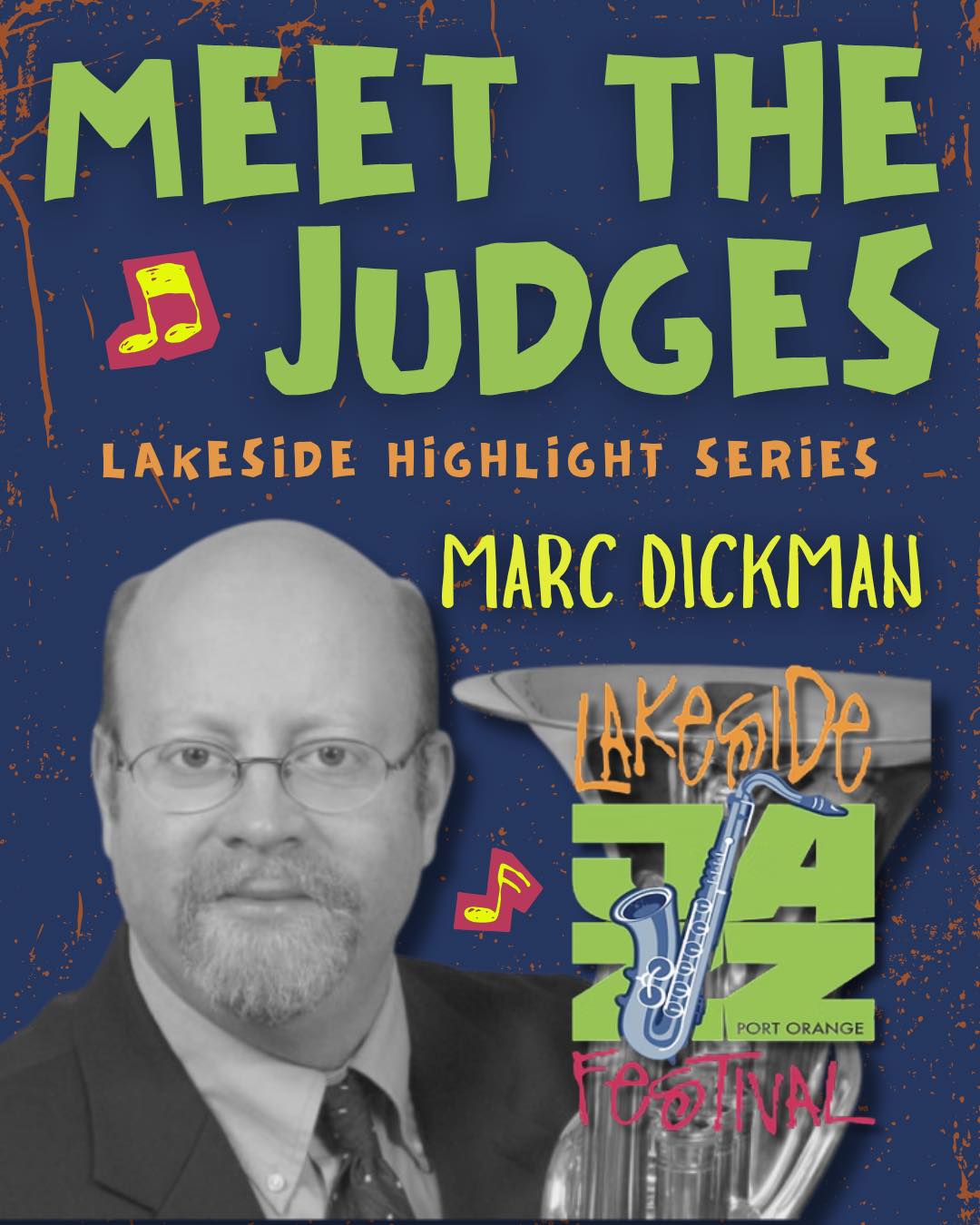 INTRODUCING OUR 2026 LAKESIDE JUDGES: Marc Dickman
A native of Valdosta, Georgia, Dr. Marc Dickman is a founding member of the acclaimed Jazz Studies Program at the University of North Florida. Dr. Dickman earned degrees from Troy State University, McNeese State University, and the University of North Texas. His versatility on euphonium, trombone, bass-trombone, and tuba in the classical and jazz styles places him in much demand in the United States.
At UNF he teaches applied low brass and jazz ensemble. His students have won awards in the jazz and classical areas. Dr. Dickman was a featured jazz artist at the 2000 International Tuba Euphonium Conference in Regina, Saskatchewan, Canada, the 2001 ITEC in Lahti, Finland, the 2002 ITEC in Greenville, NC, and the 2004 ITEC in Budapest, Hungary, and the 2005 and 2008 U.S. Army Tuba Euphonium Conference.
Dr. Dickman is a founding member of the groundbreaking jazz ensemble, the Modern Jazz Tuba Project. The MJT Project has two critically acclaimed releases: "Live From the Bottom Line" and "Favorite Things." Marc's CD, "A Weaver of Dreams," is available at cdbaby.com and tubagear.com. It is the first jazz euphonium recording to be available through popular services such as iTunes and Real Networks. Dr. Dickman has performed in the following countries: USA, Japan, Finland, Hungary, Paraguay, Uruguay, Canada, Honduras, and Columbia. Dr. Dickman is a Besson performing artist.
Excited to have you, Dr. Dickman!
#sprucecreekband #lakesidejazzfest #AtlanticHighSchool #LakesideJazzFestival #lakesidejazzfestival #lakesidejazz